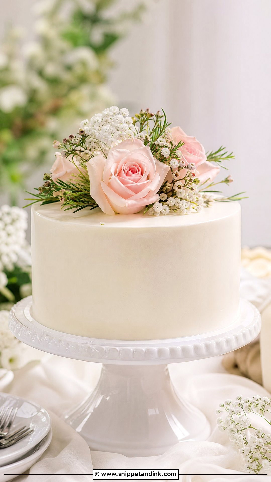 1 Kg Wedding Cake With Fresh Flowers - Snippet and Ink - 30 1 Kg Cake Designs for Wedding
