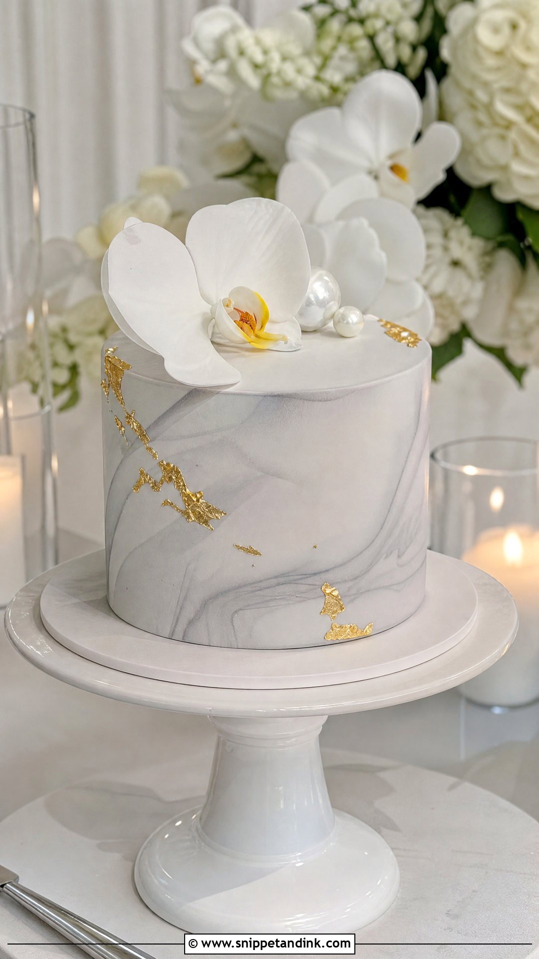 1 Kg Wedding Cake With Marble Fondant - Snippet and Ink - 30 1 Kg Cake Designs for Wedding