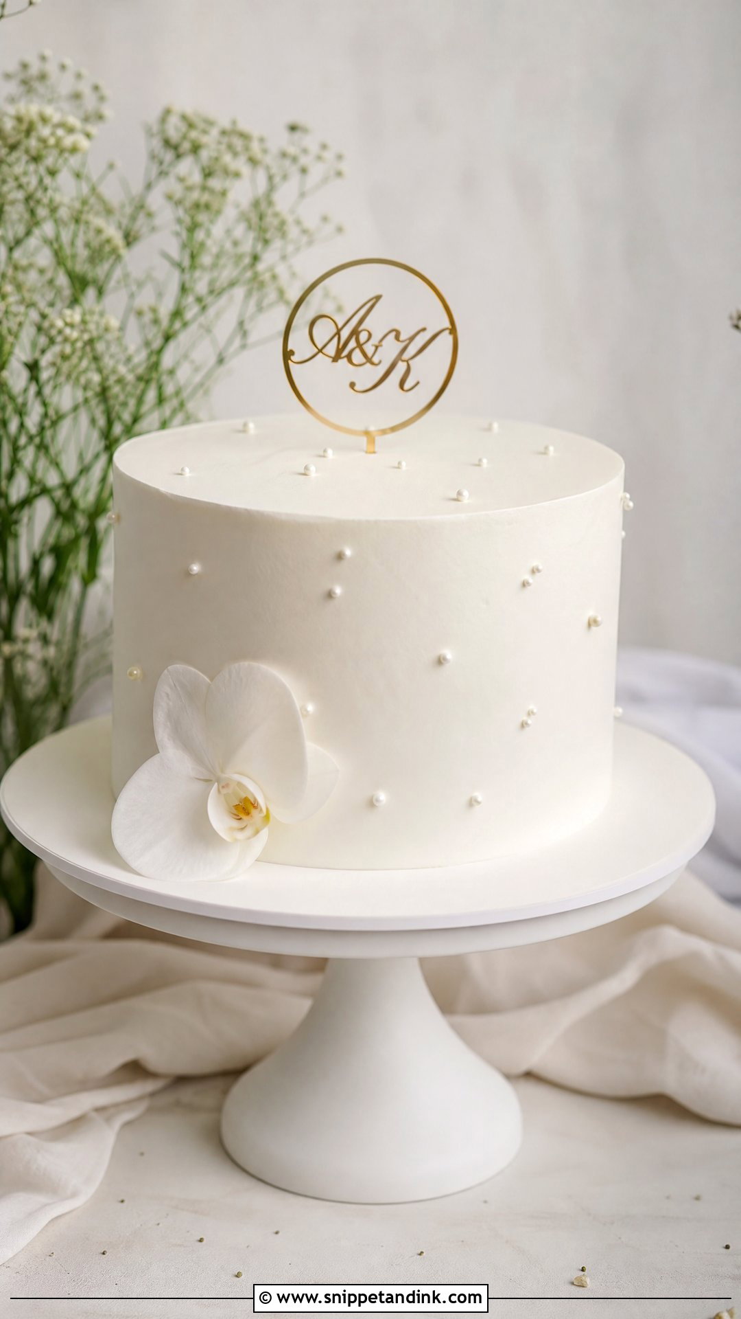 1 Kg Wedding Cake With Minimal White Frosting - Snippet and Ink - 30 1 Kg Cake Designs for Wedding