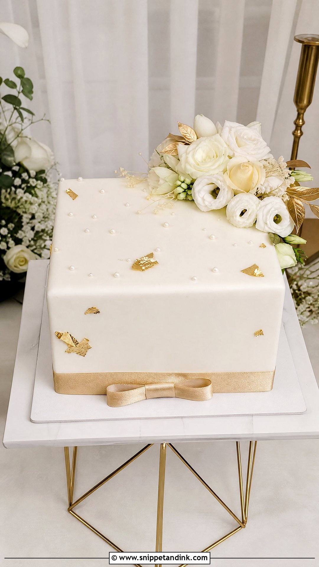 1 Kg Wedding Cake With Square Shape - Snippet and Ink - 30 1 Kg Cake Designs for Wedding