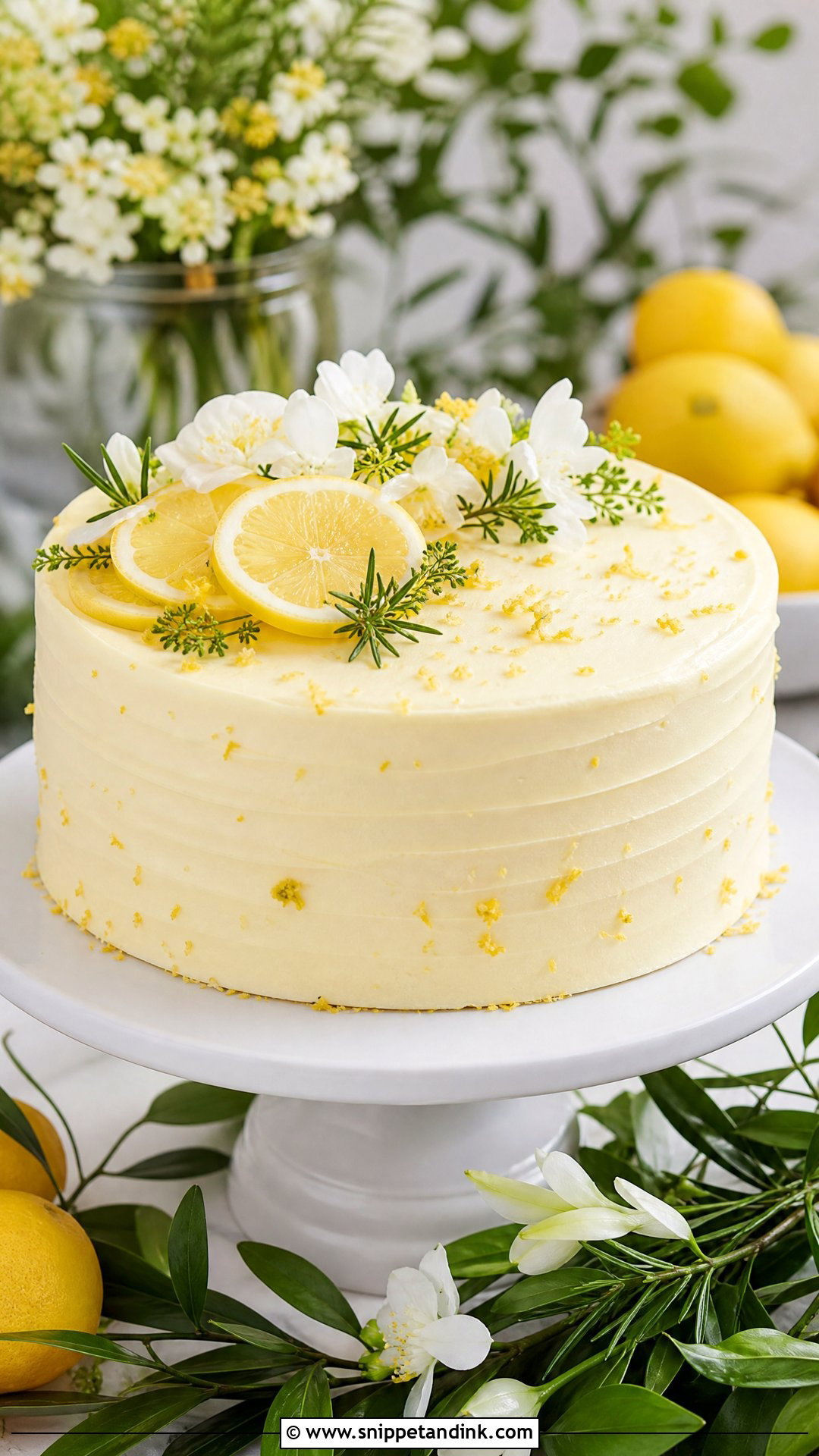 1 Tier Wedding Cake With Lemon Flavor - Snippet and Ink - 25 1 Tier Cake Ideas for Wedding