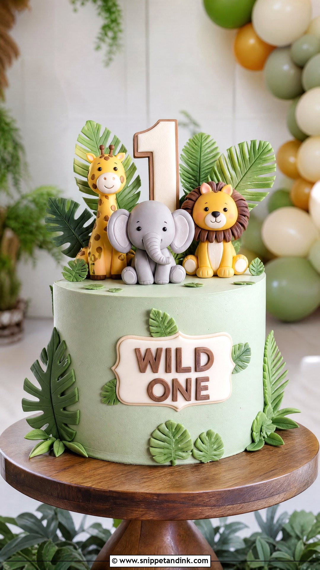 1 Year Wild One Cake - Snippet and Ink - 30 1 Year Cake Ideas