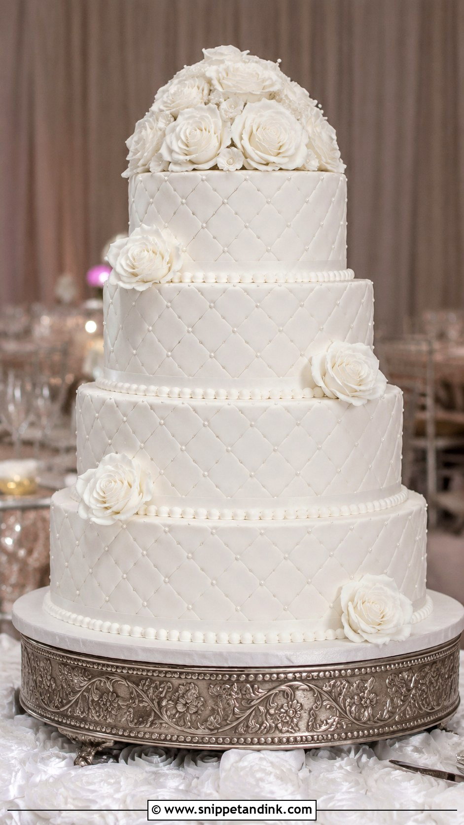 10 12 14 16 Inch Wedding Cake Servings - Snippet and Ink - 20 Wedding Cake Serving Guide