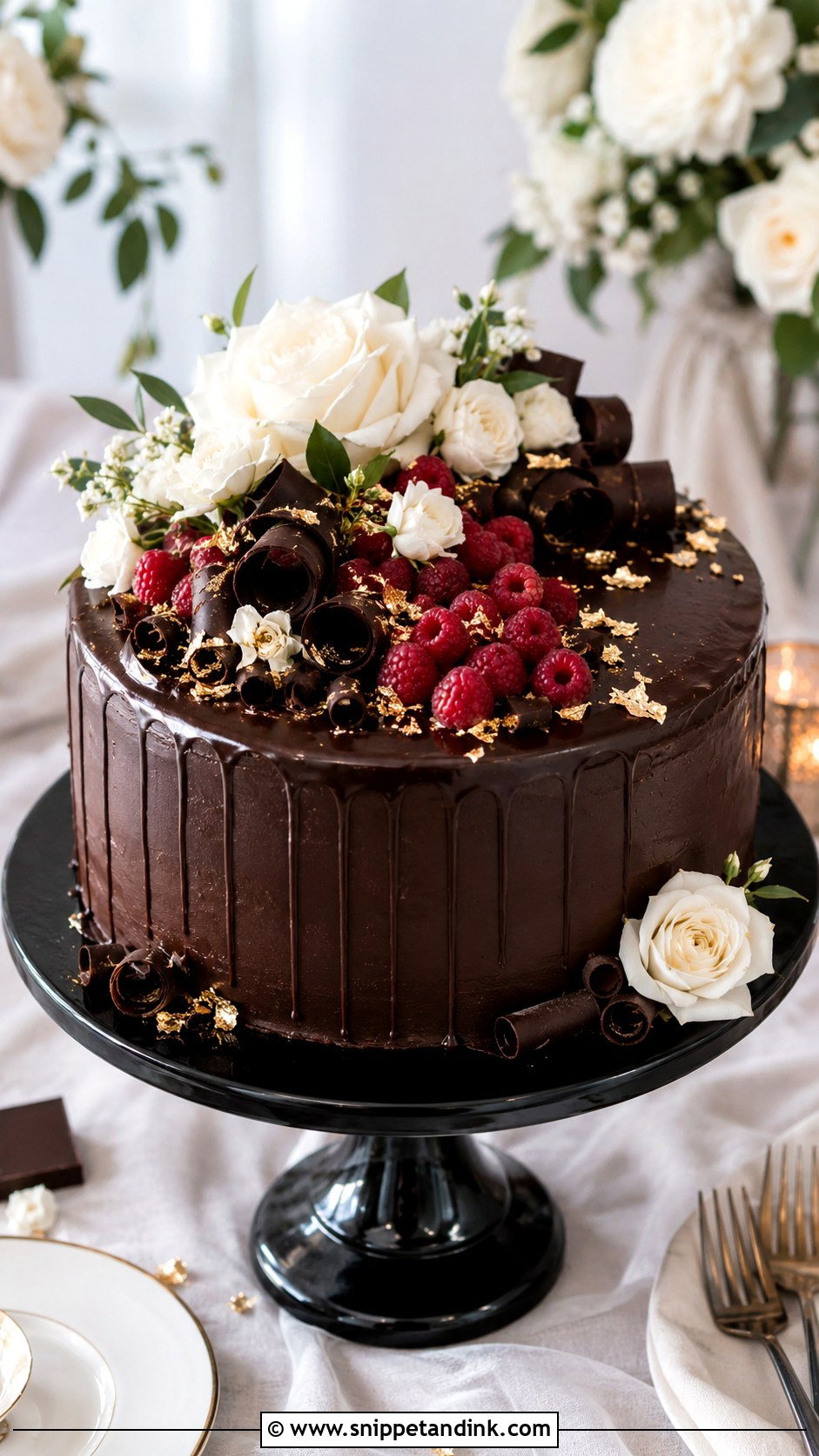 10 Inch Chocolate Wedding Cake - Snippet and Ink - 20 10 Inch Wedding Cake Ideas