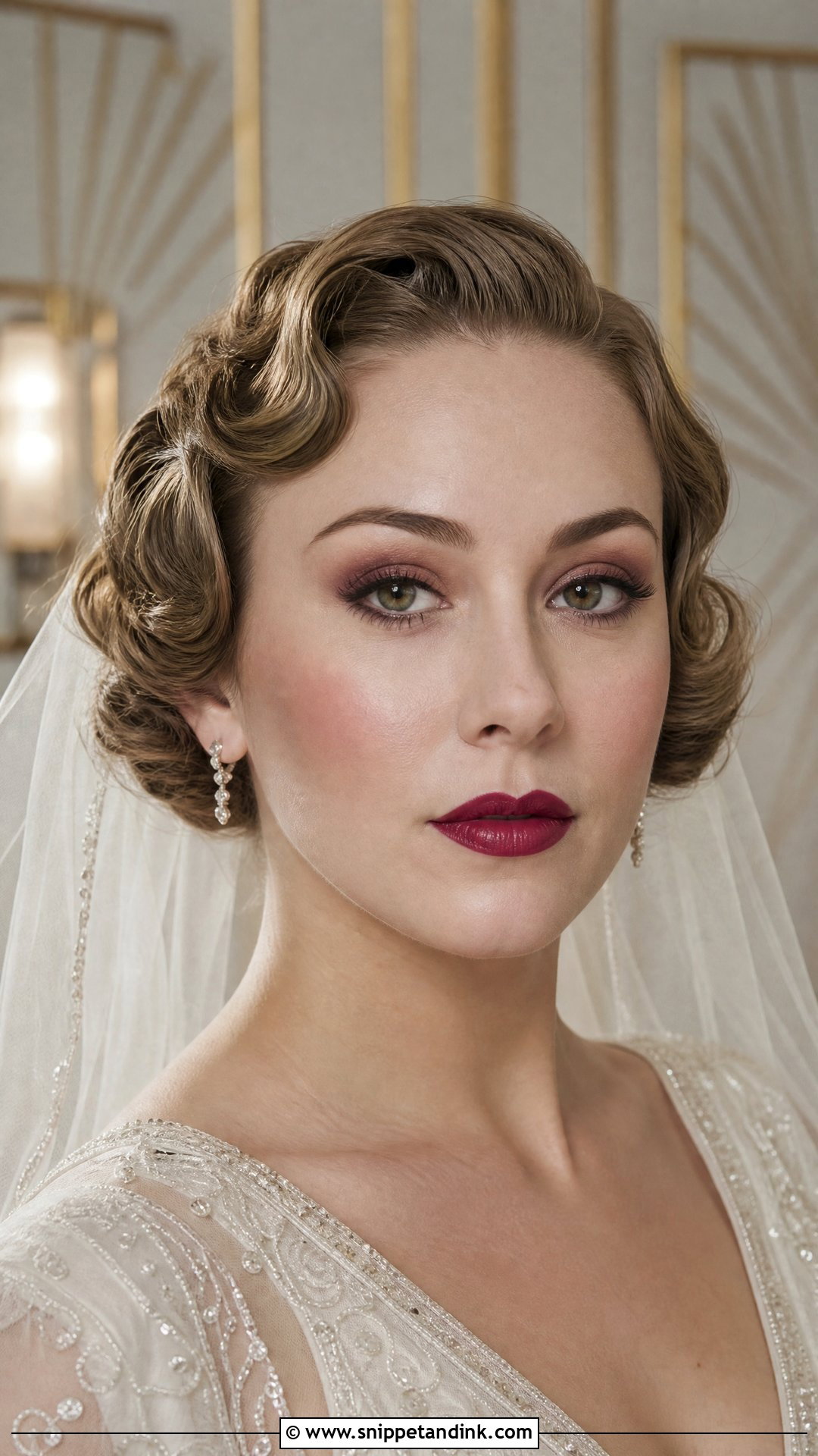 1920s Vintage Bride Makeup - Snippet and Ink - 20 Vintage Bride Makeup Ideas