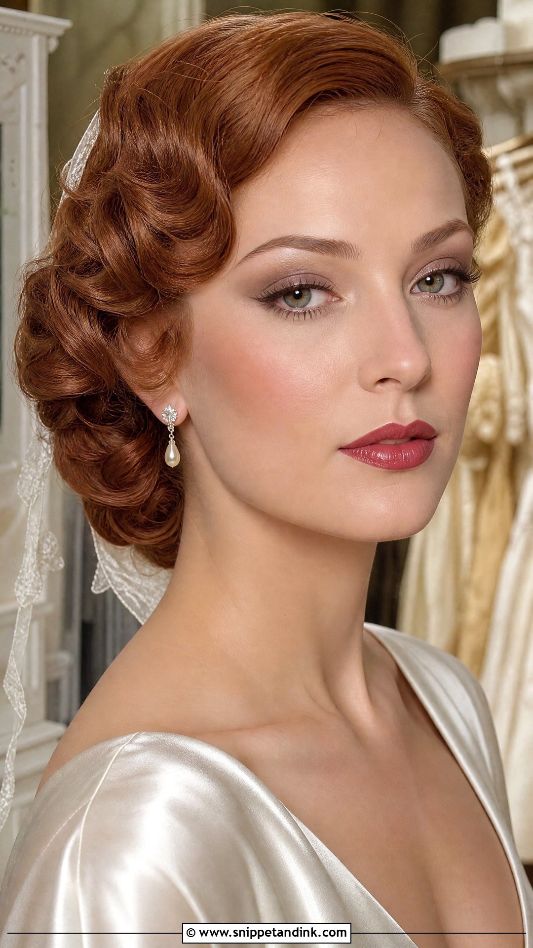 1930s Bridal Makeup - Snippet and Ink - 25 Vintage Bridal Makeup Ideas