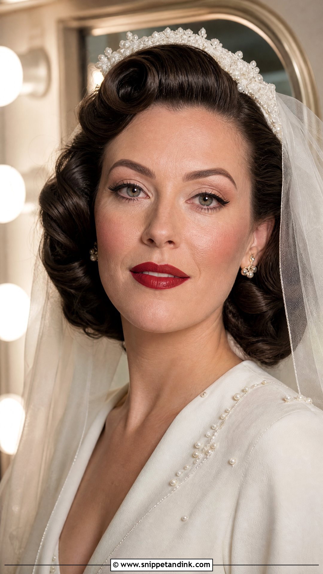 1940s Bridal Makeup - Snippet and Ink - 25 Vintage Bridal Makeup Ideas
