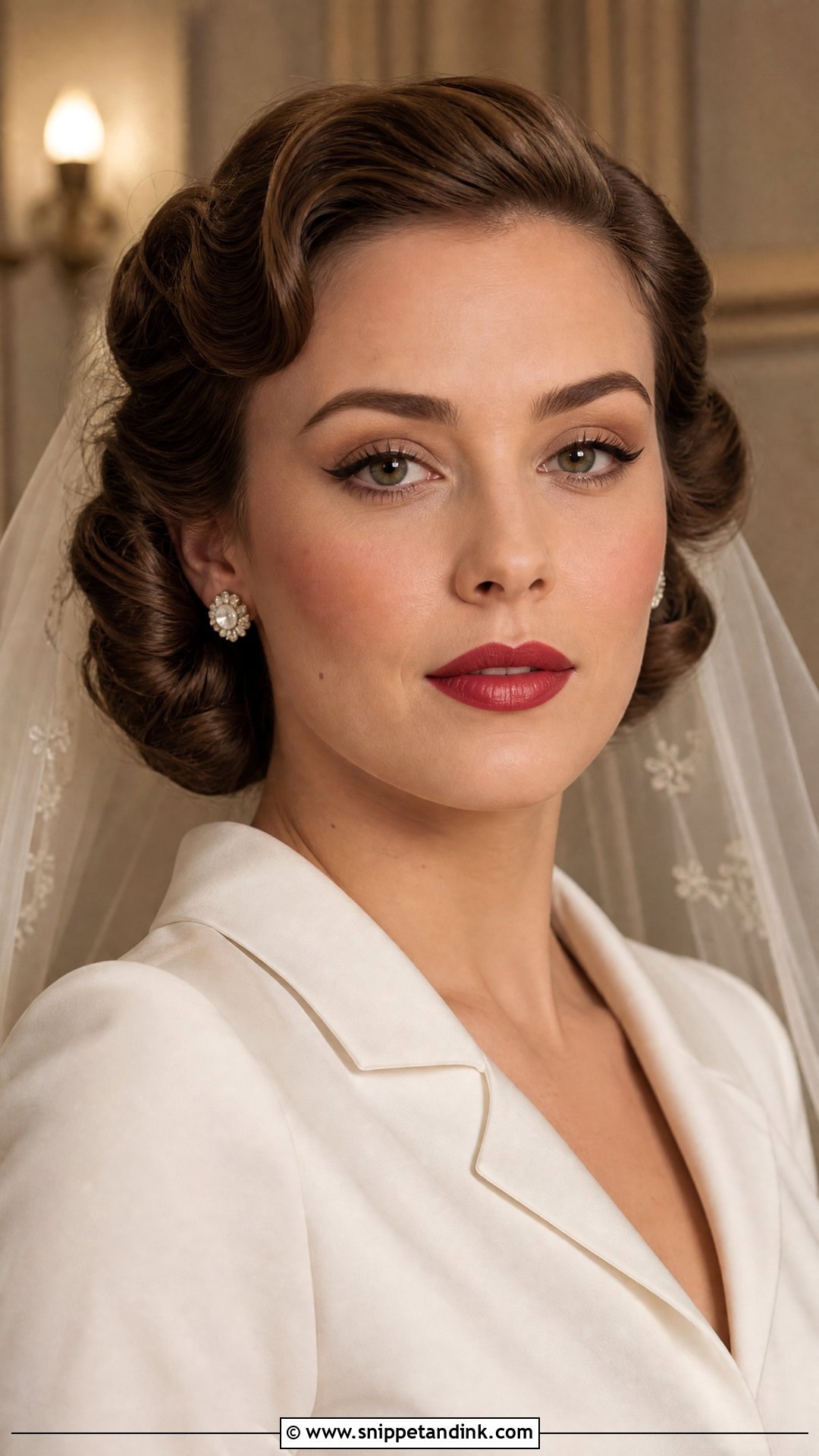1940s Vintage Bride Makeup - Snippet and Ink - 20 Vintage Bride Makeup Ideas