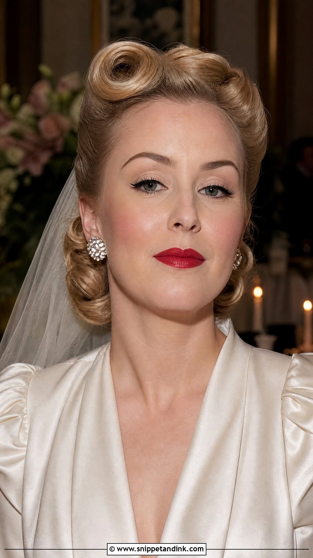 1940s Wedding Makeup - Snippet and Ink - 20 Retro Wedding Makeup Ideas