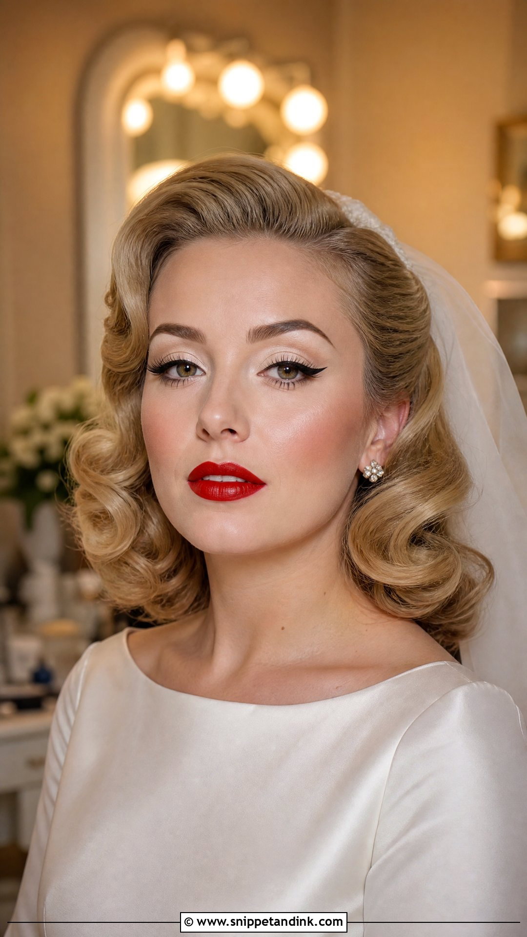 1950s Vintage Bride Makeup - Snippet and Ink - 20 Vintage Bride Makeup Ideas