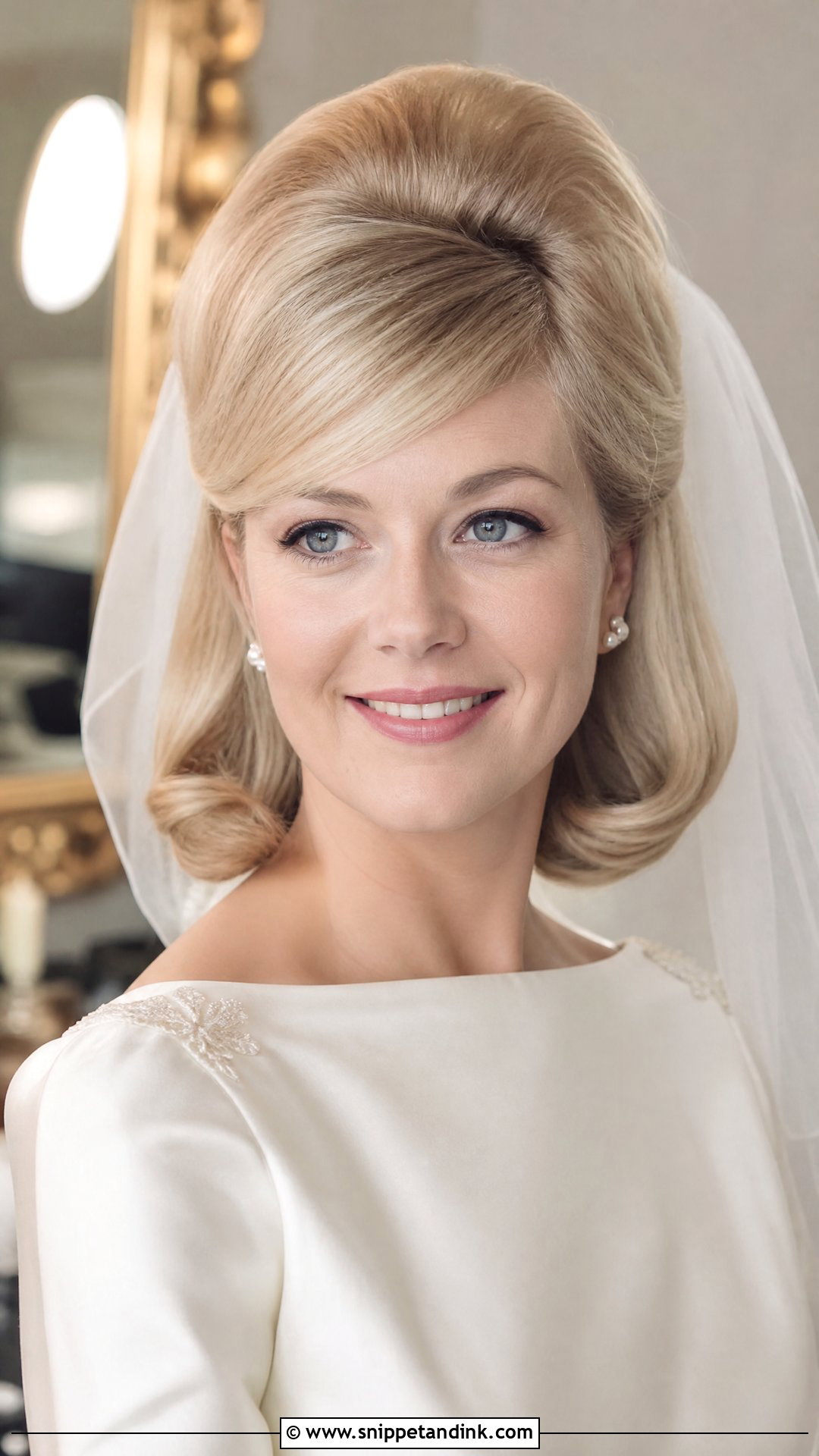 1960s Bridal Bouffant - Snippet and Ink - 20 Retro Bridal Hair Ideas