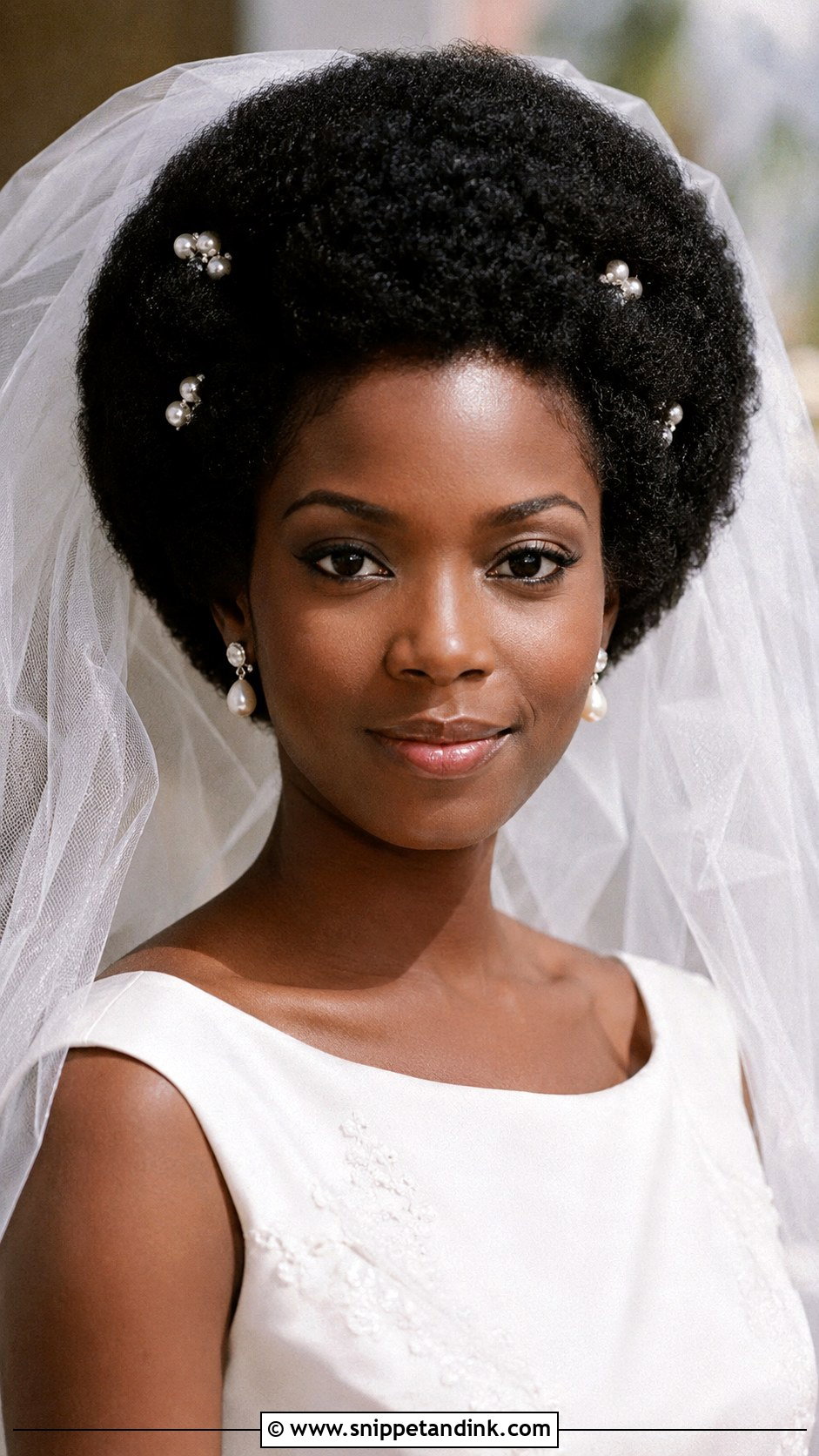 1960s Wedding Afro Hair - Snippet and Ink - 20 1960s Wedding Hair Ideas