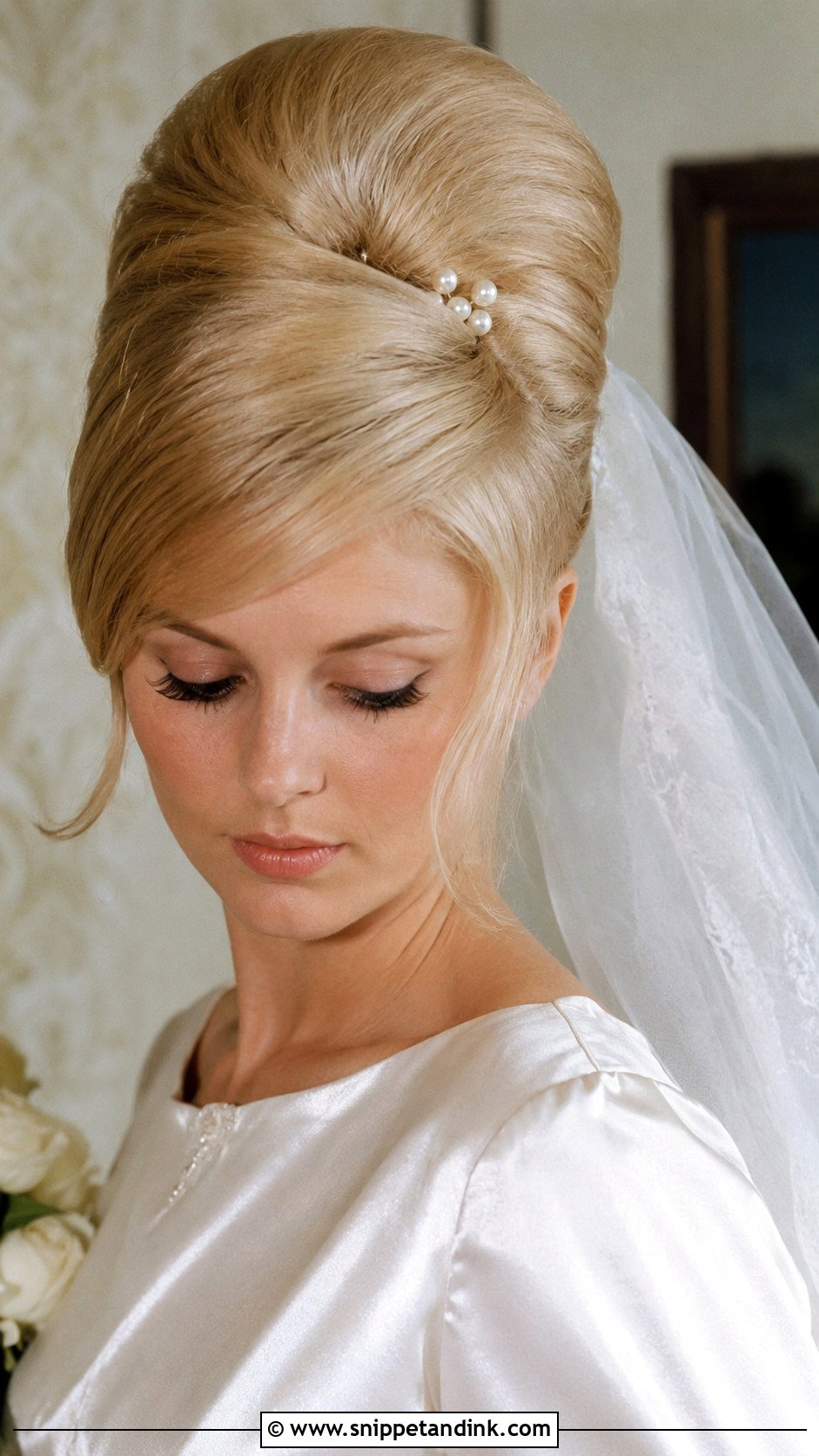 1960s Wedding Beehive Hair - Snippet and Ink - 20 1960s Wedding Hair Ideas