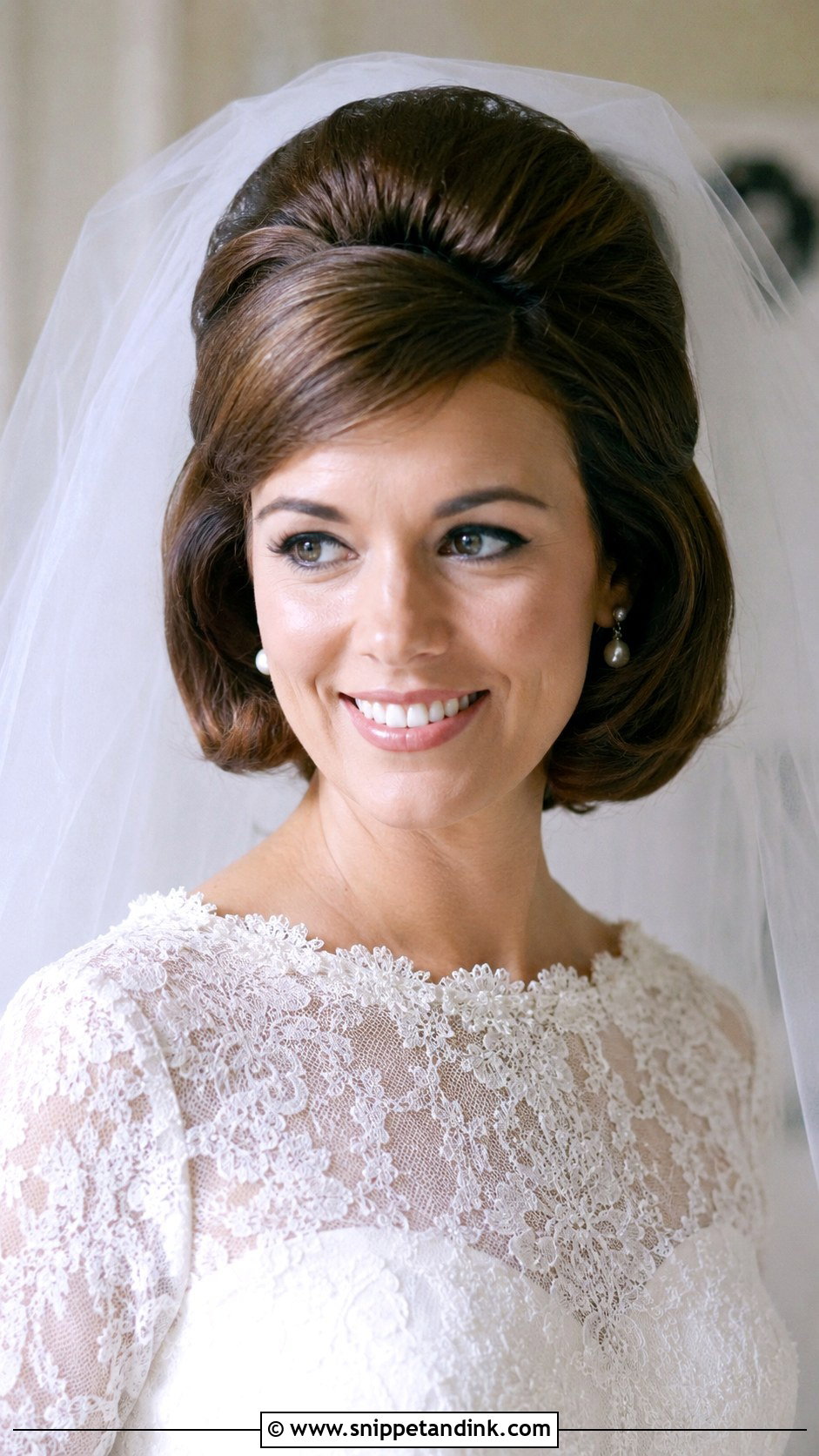 1960s Wedding Bouffant Hair - Snippet and Ink - 20 1960s Wedding Hair Ideas