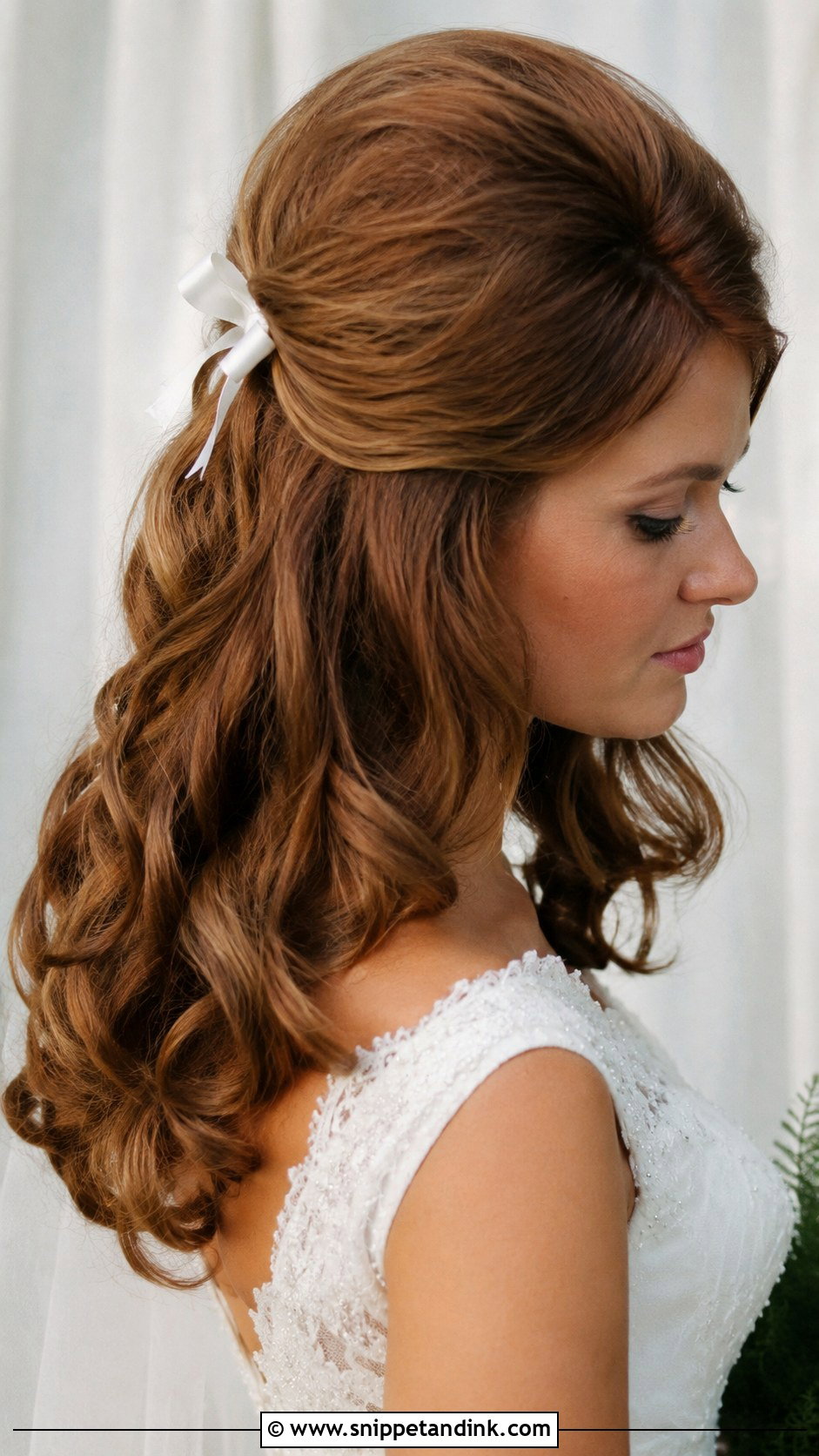 1960s Wedding Half Up Bouffant Hair - Snippet and Ink - 20 1960s Wedding Hair Ideas