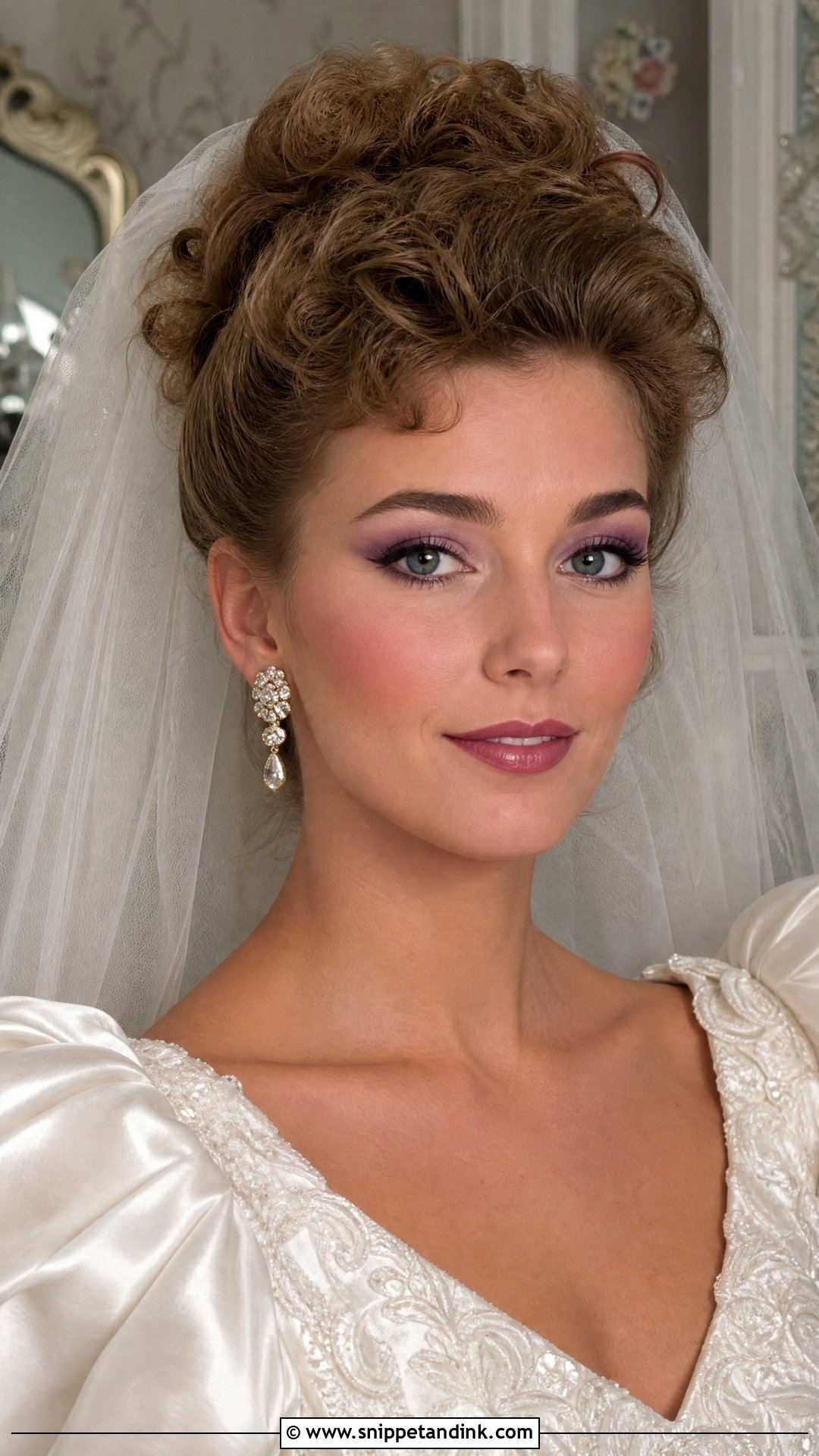 1980s Bridal Makeup - Snippet and Ink - 25 Vintage Bridal Makeup Ideas