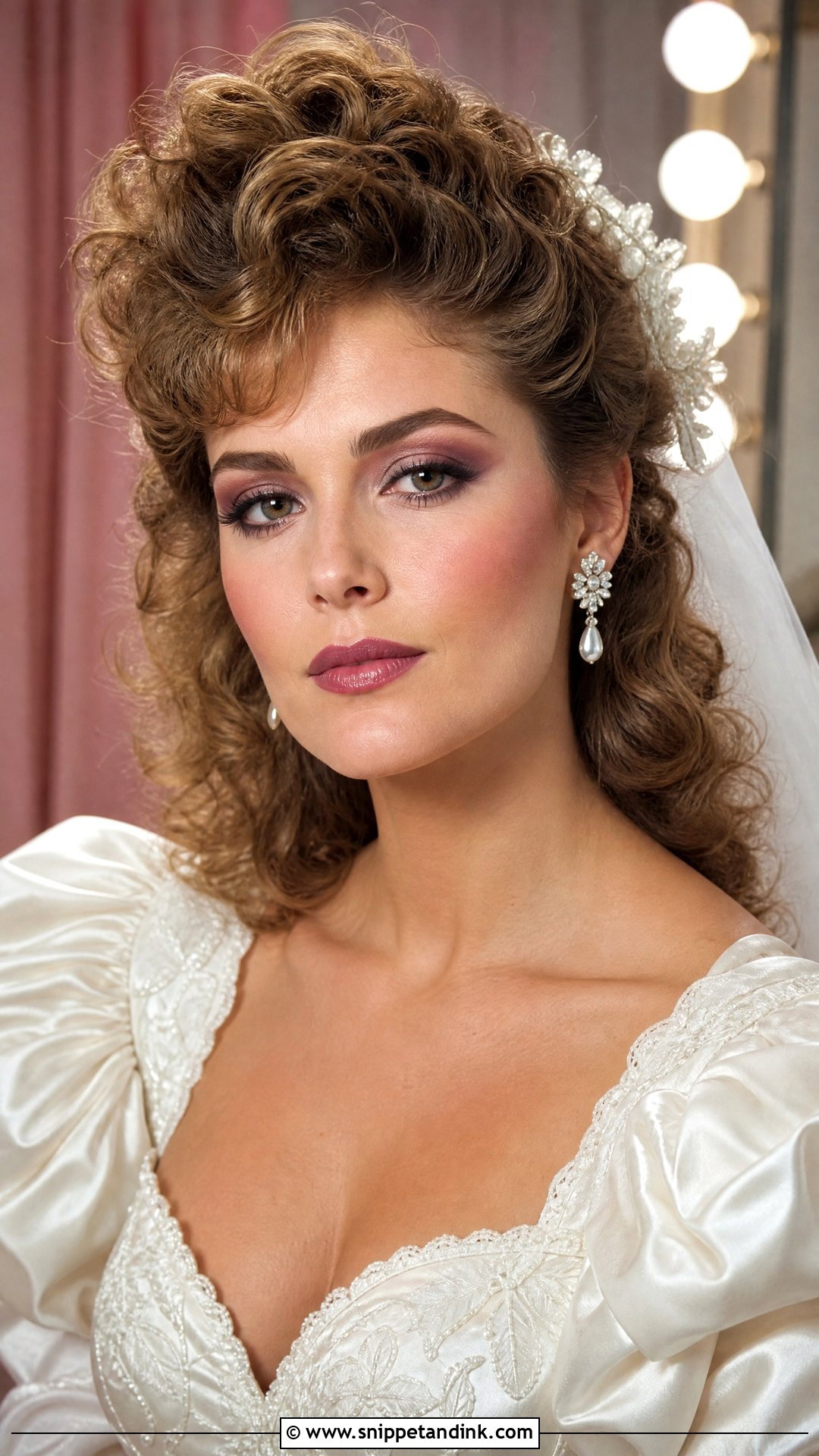 1980s Vintage Bride Makeup - Snippet and Ink - 20 Vintage Bride Makeup Ideas