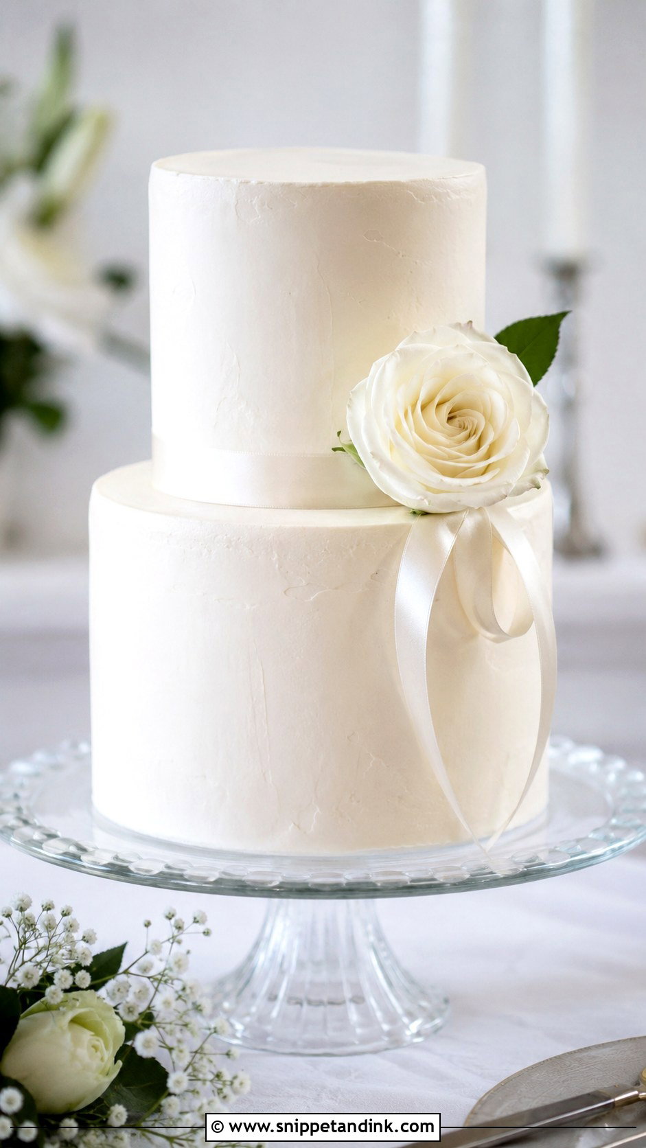 2 Tier Short Wedding Cake - Snippet and Ink - 30 2 Tier Minimalist Wedding Cake Ideas