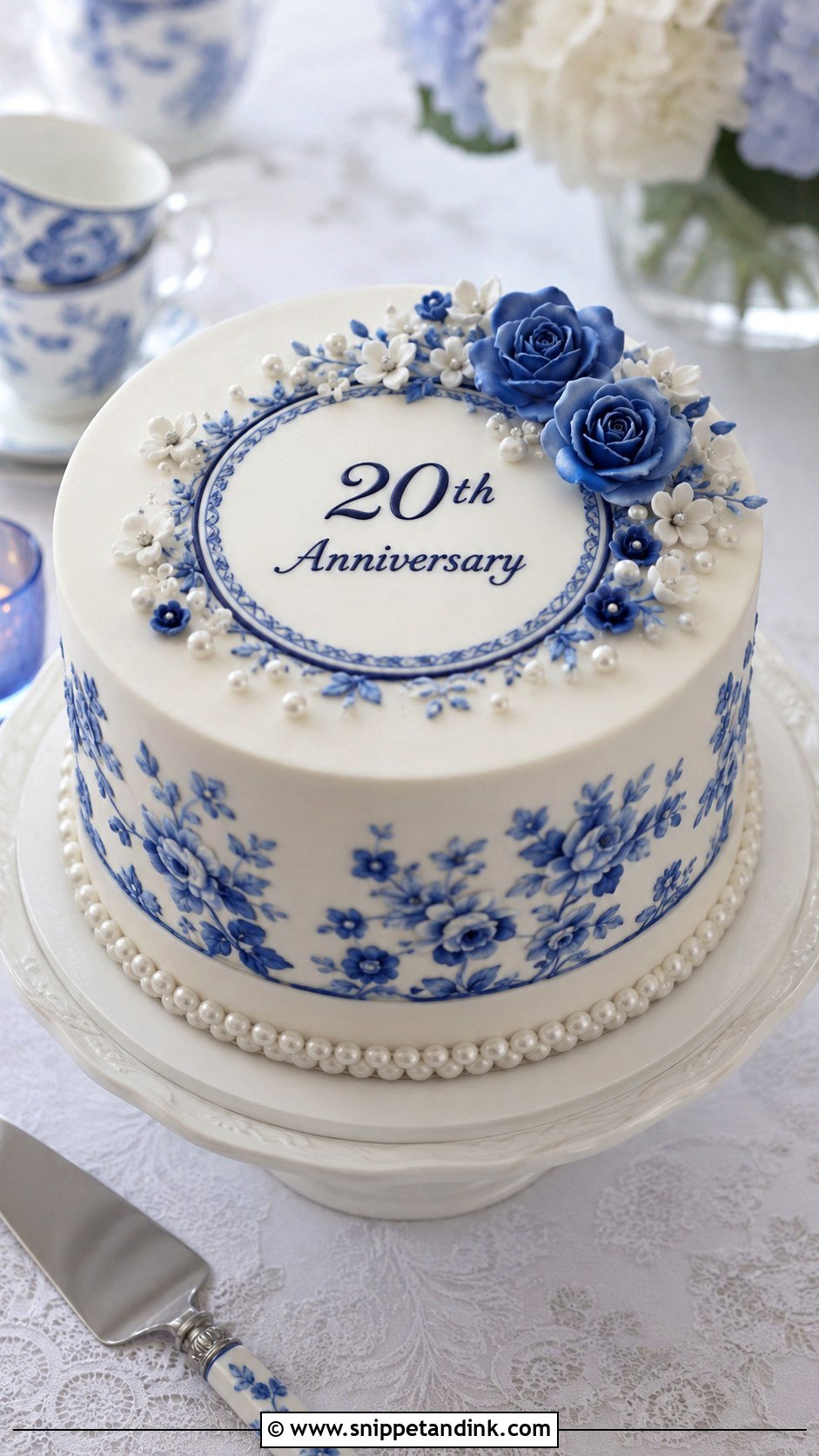 20th Anniversary China Cake - Snippet and Ink - 20 20th Wedding Anniversary Cake Ideas