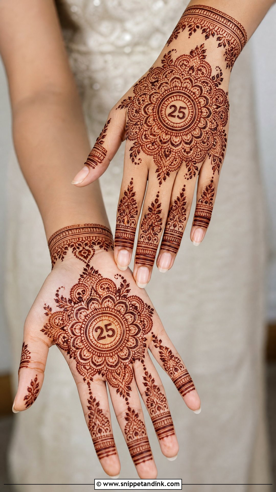 25th Anniversary Mandala Mehndi Design - Snippet and Ink - 20 25th Anniversary Mehndi Design Ideas