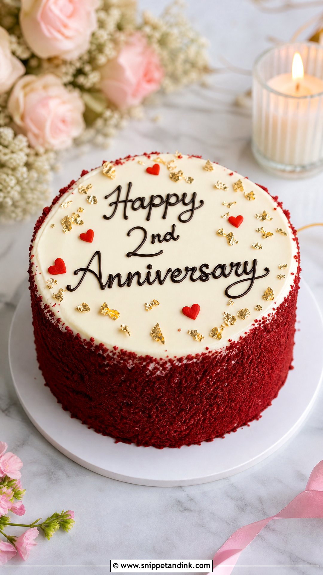 2nd Anniversary Cake - Snippet and Ink - 30 2 Year Anniversary Cake Ideas