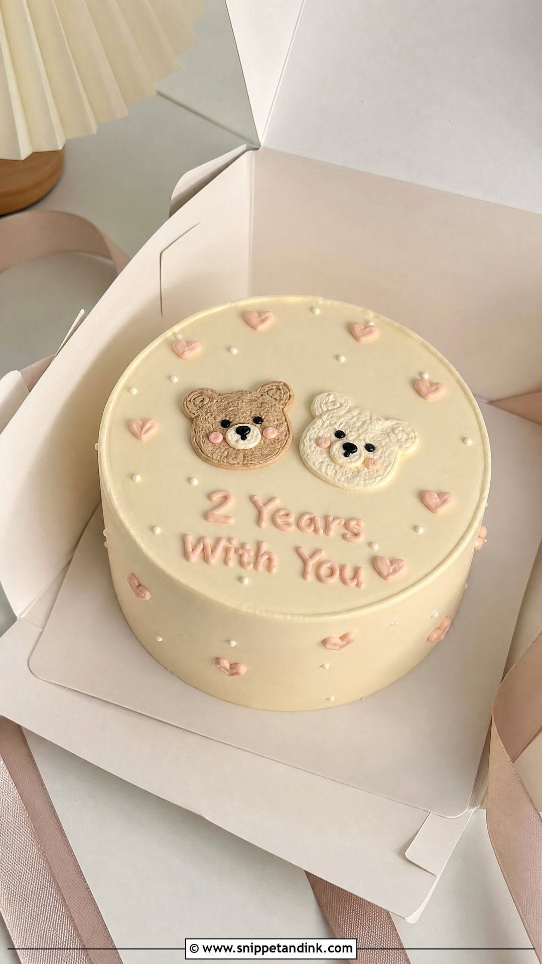 2nd Anniversary Korean Cake - Snippet and Ink - 30 2nd Anniversary Cake Ideas