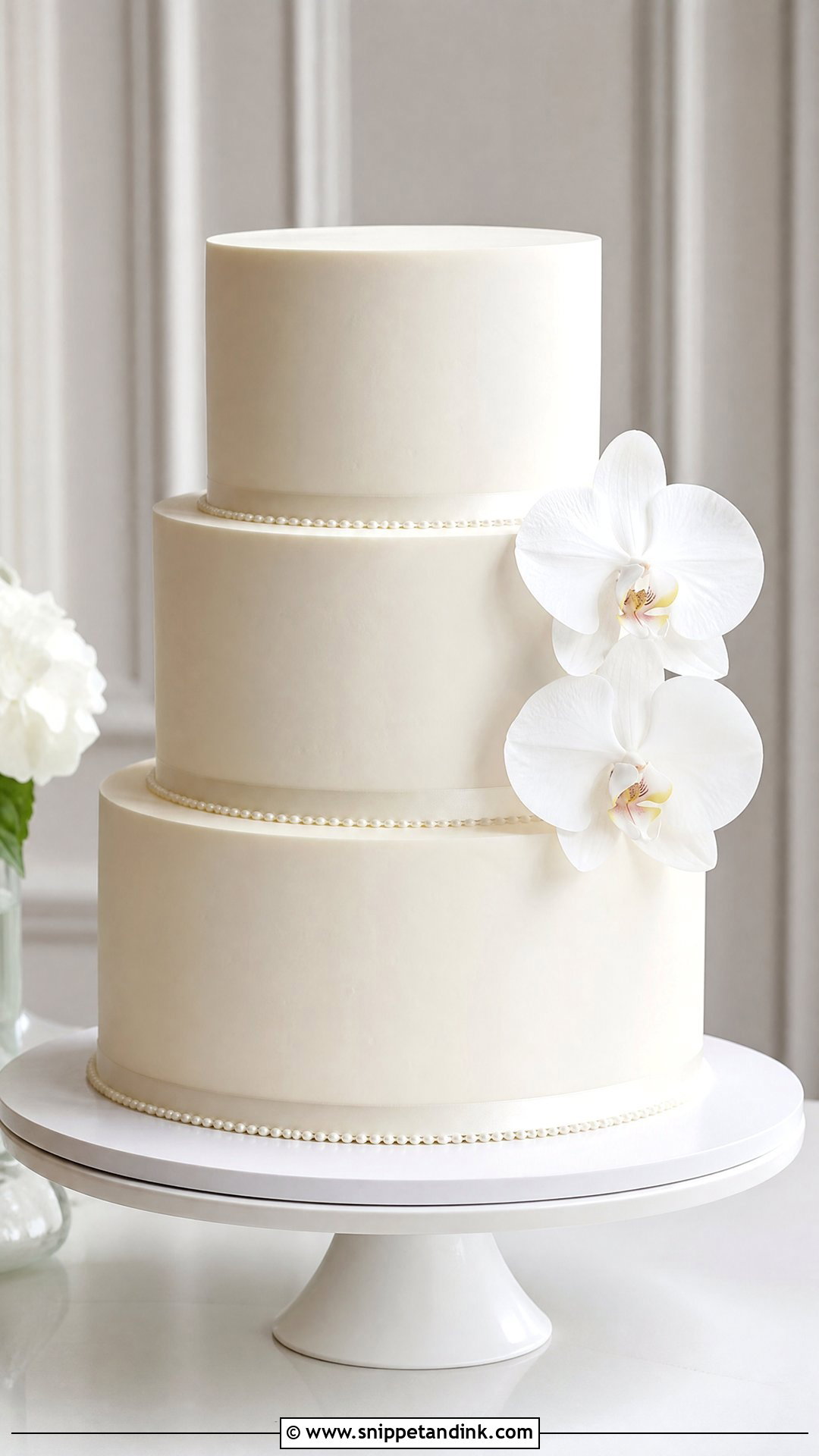 3 Tier Wedding Cake With Modern Minimalist Style - Snippet and Ink - 25 3 Tier Wedding Cake Ideas