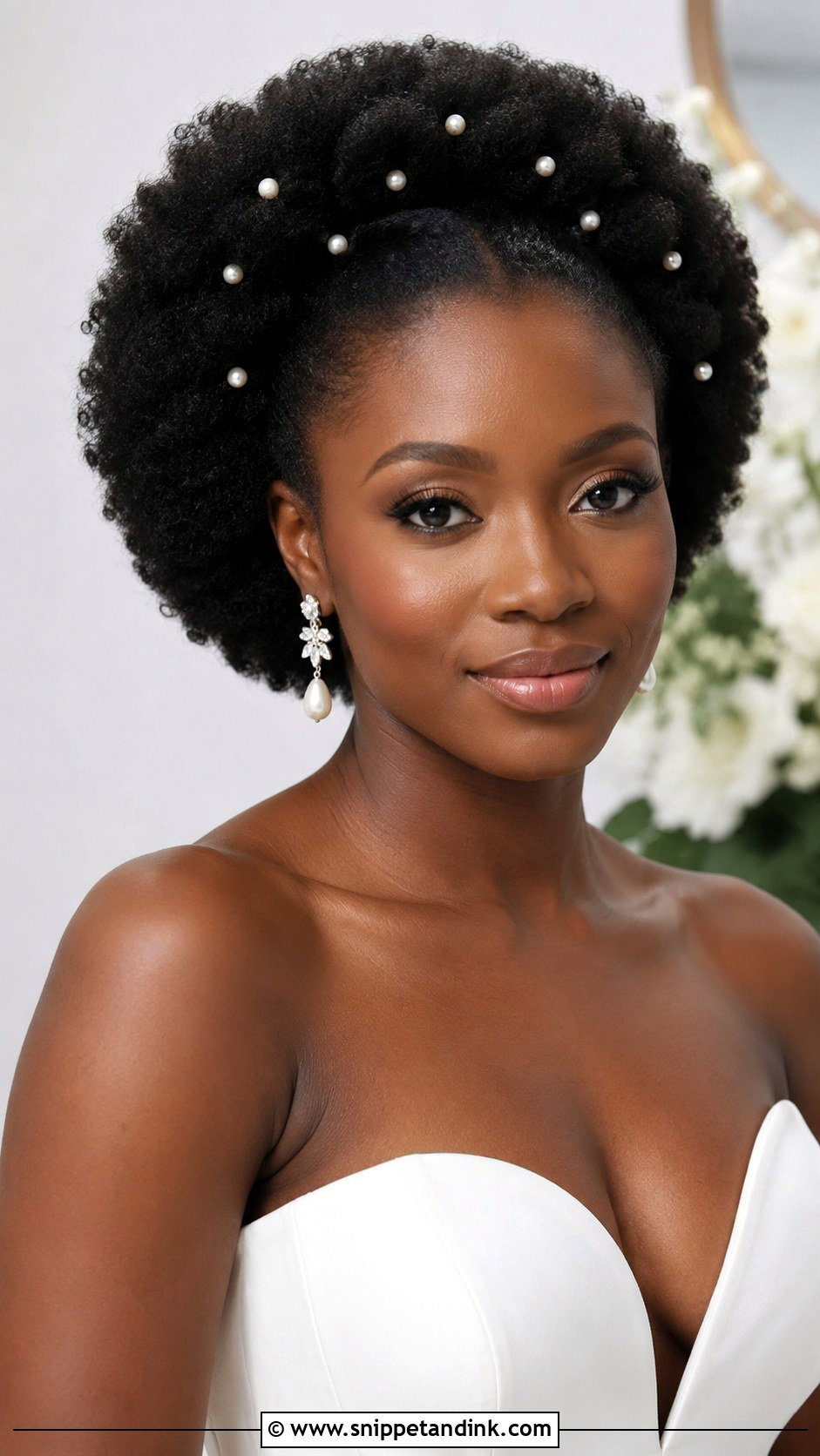 4C Bridal Afro - Snippet and Ink - 20 4c Bridal Natural Hairstyles