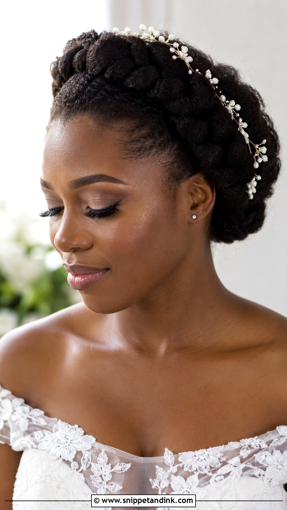 4C Bridal Braided Crown - Snippet and Ink - 20 4c Bridal Natural Hairstyles