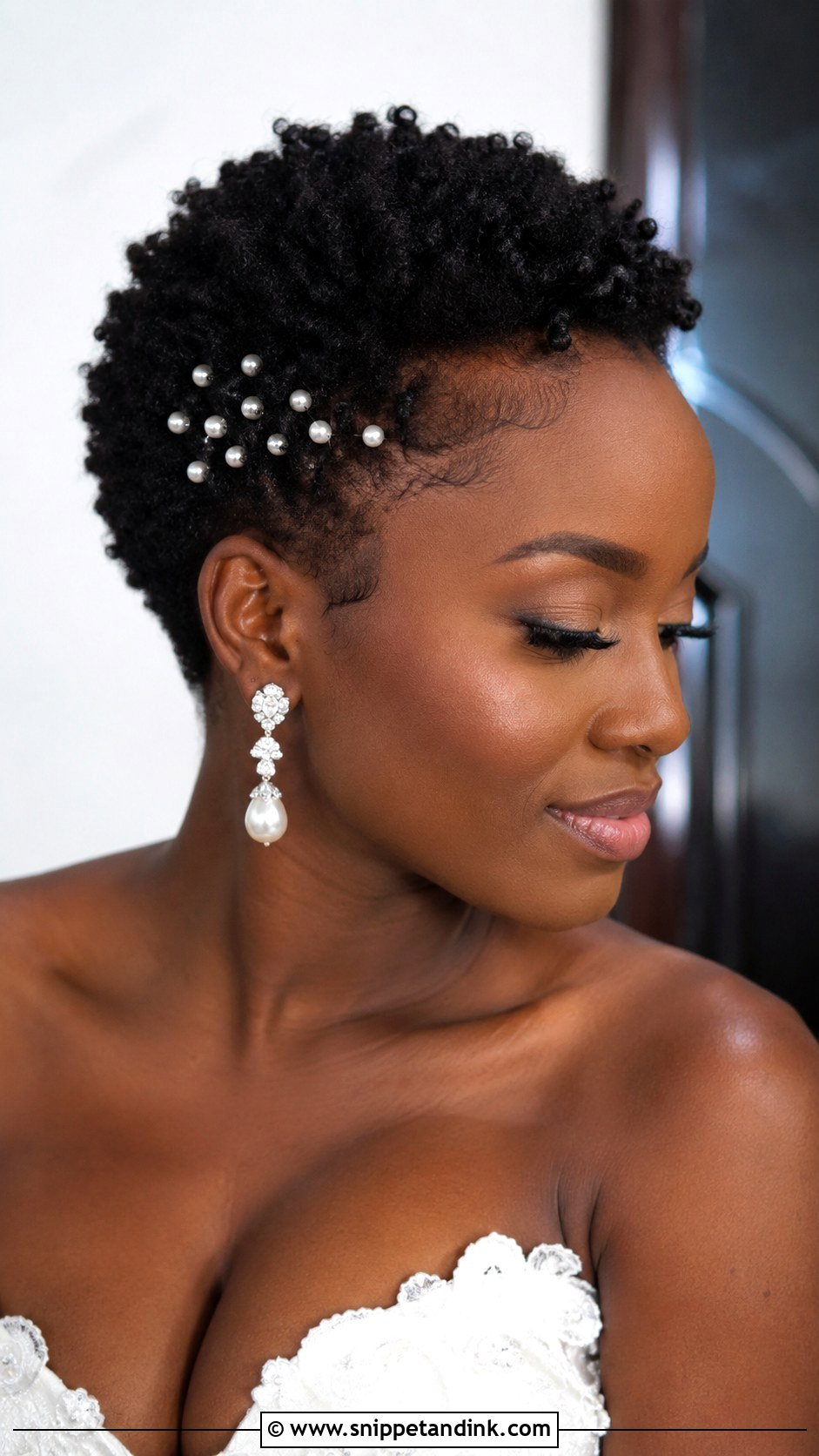 4C Bridal Short Natural Hair - Snippet and Ink - 20 4c Bridal Natural Hairstyles
