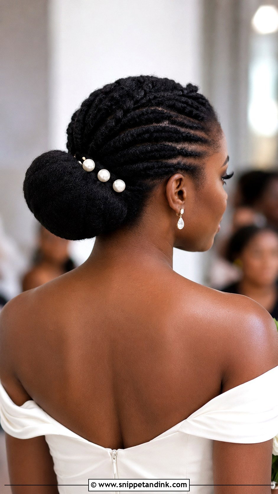 4c Flat Twist Bun for Brides - Snippet and Ink - 30 4c Wedding Hairstyles