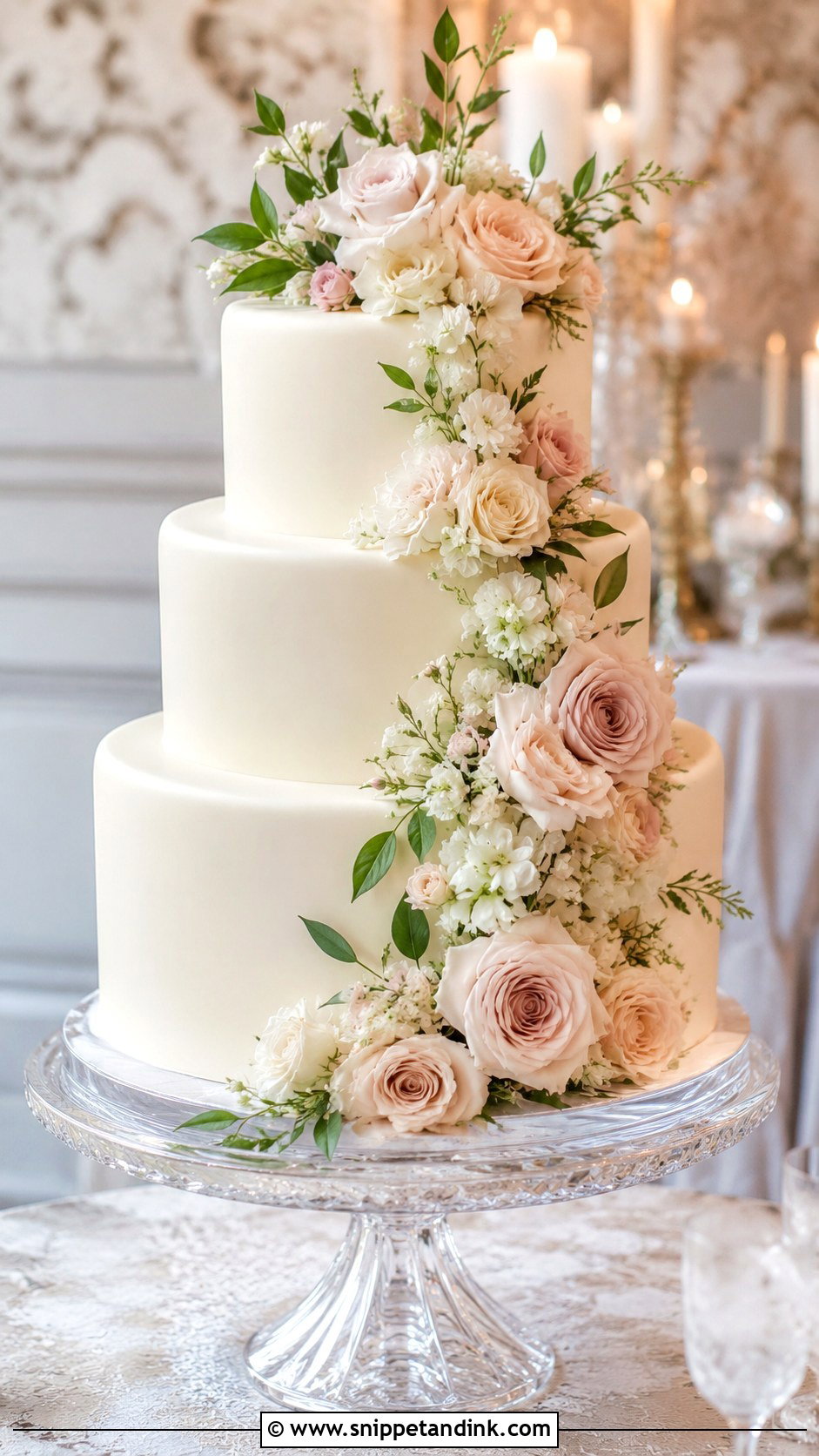 6 10 14 Inch Wedding Cake Servings - Snippet and Ink - 20 Wedding Cake Serving Guide