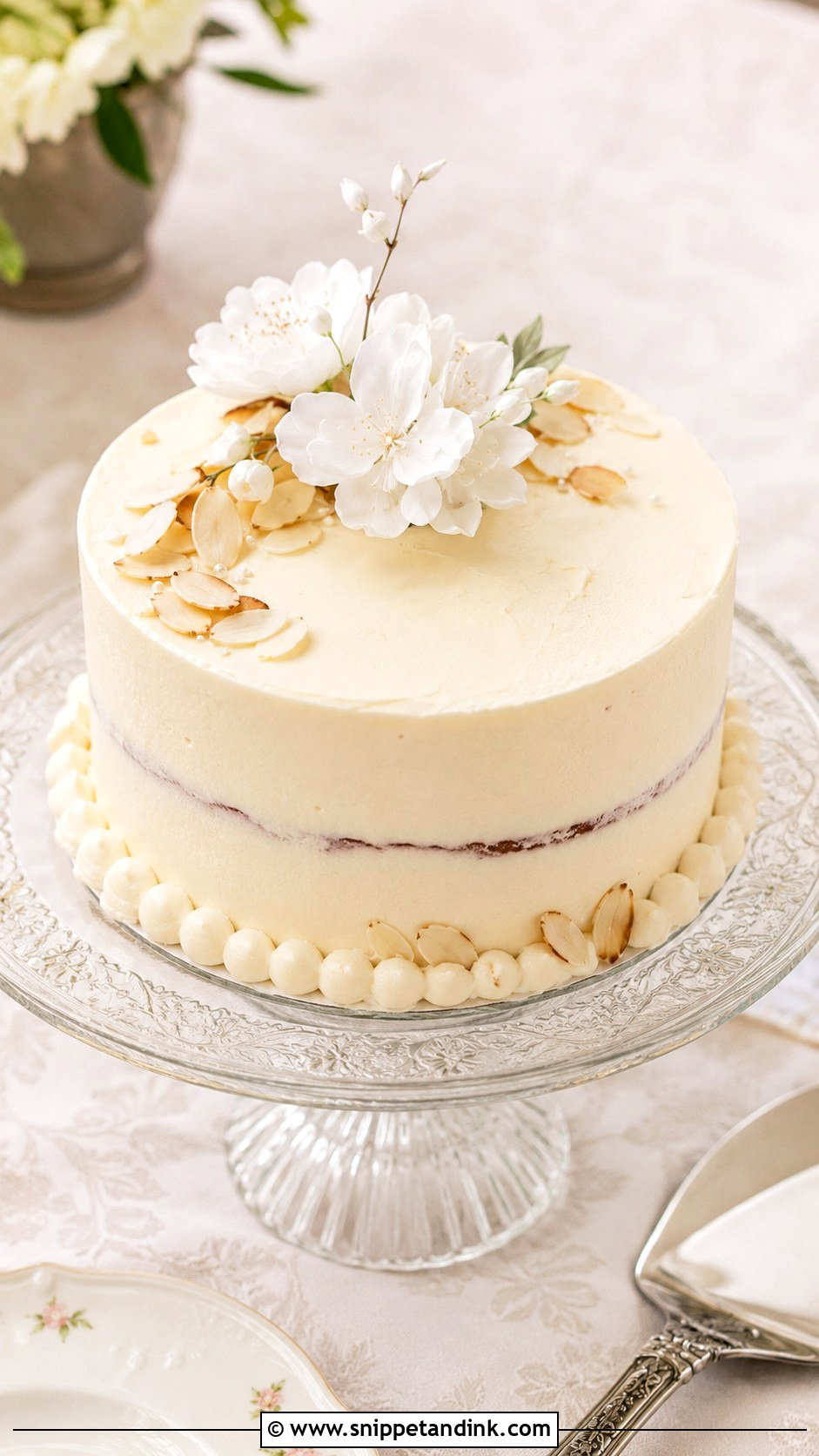 6 Inch Almond Wedding Cake - Snippet and Ink - 20 6 Inch Cake Ideas for Wedding
