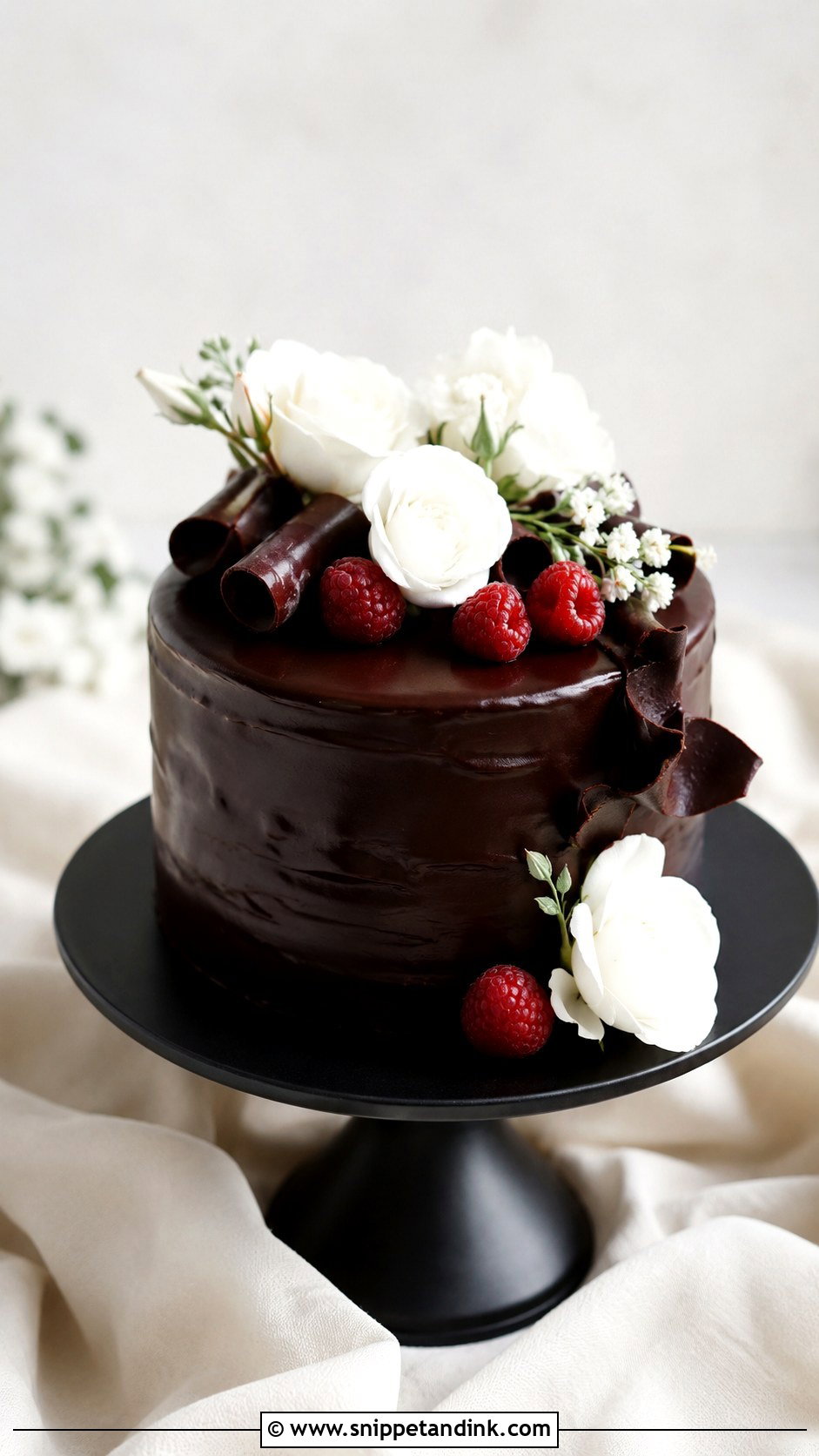 6 Inch Chocolate Wedding Cake - Snippet and Ink - 20 6 Inch Cake Ideas for Wedding
