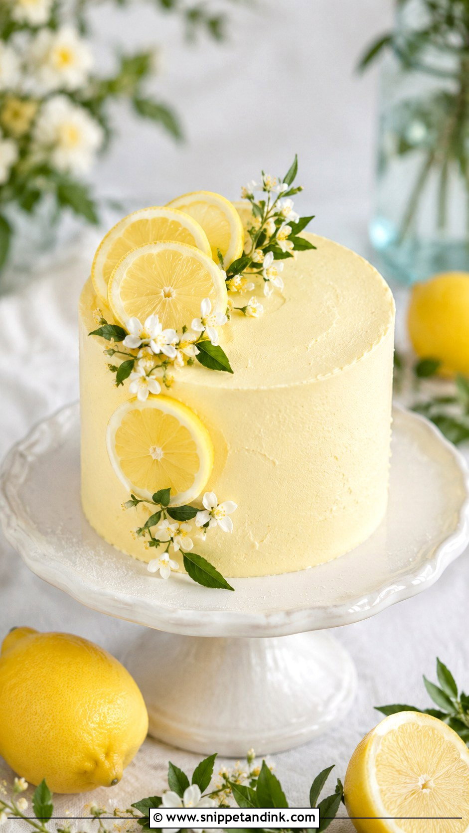 6 Inch Lemon Wedding Cake - Snippet and Ink - 20 6 Inch Cake Ideas for Wedding