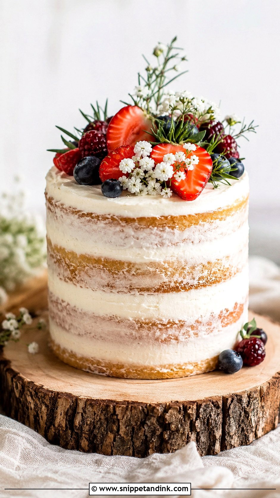 6 Inch Naked Wedding Cake - Snippet and Ink - 20 6 Inch Cake Ideas for Wedding