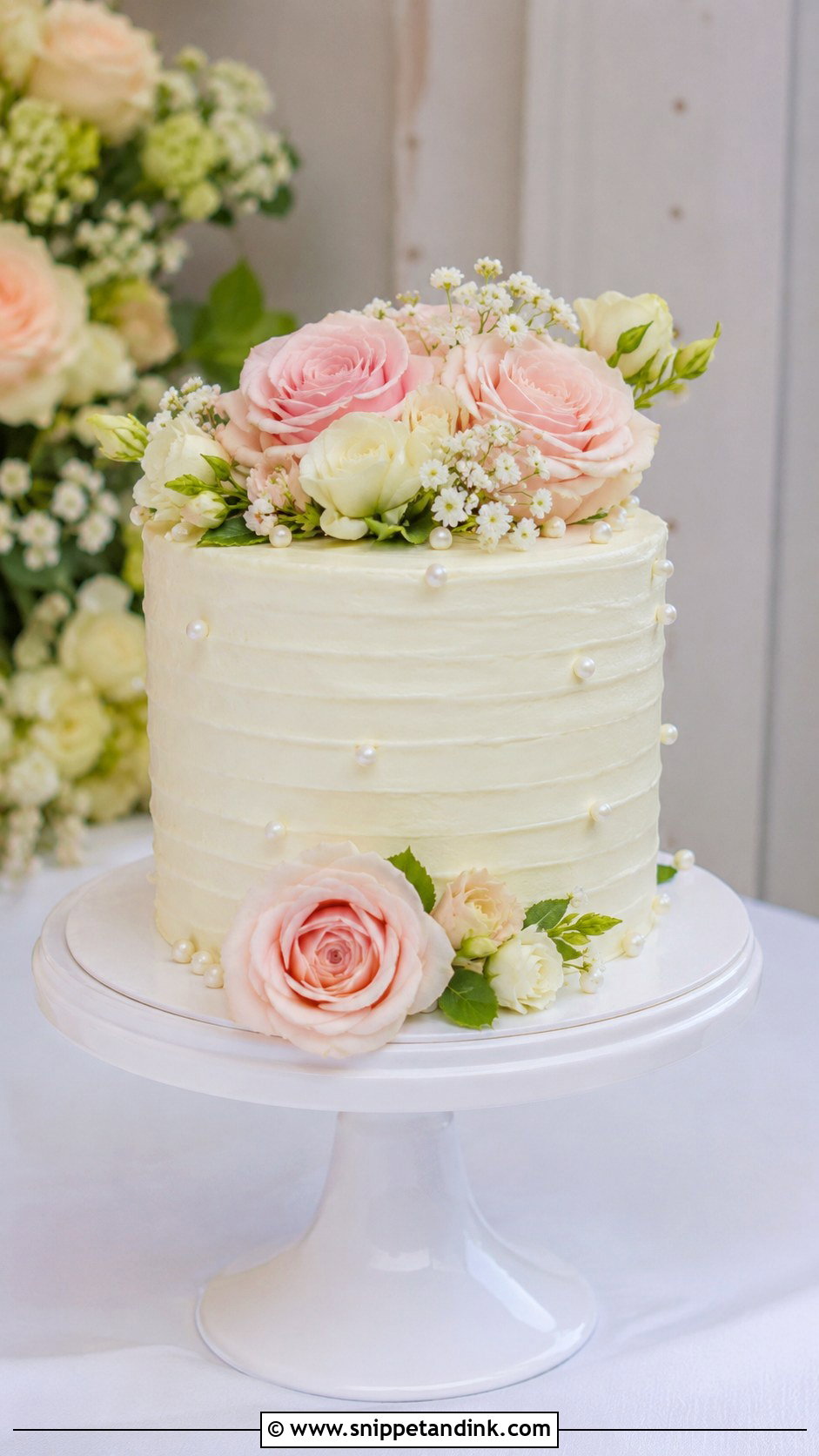 6 Inch Rose Wedding Cake - Snippet and Ink - 20 6 Inch Cake Ideas for Wedding