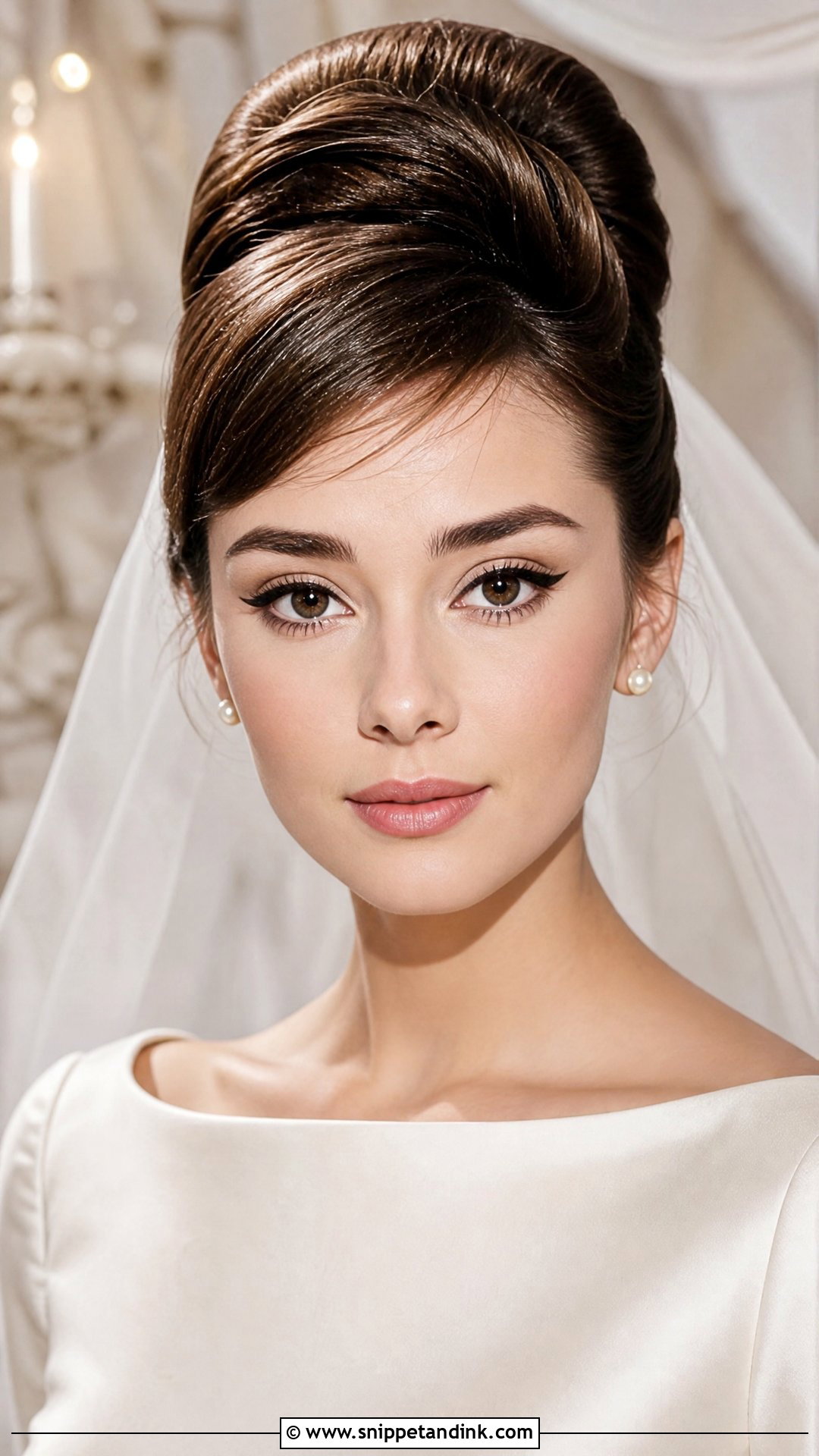 60s Audrey Hepburn Wedding Makeup - Snippet and Ink - 20 60s Wedding Makeup Ideas