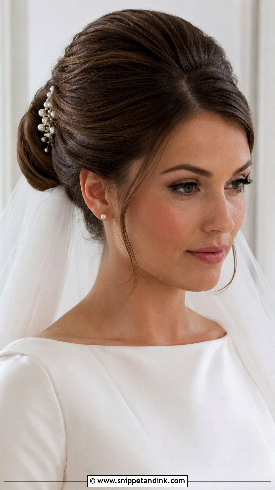 60s Bridal Updo - Snippet and Ink - 20 60s Bridal Hair Ideas