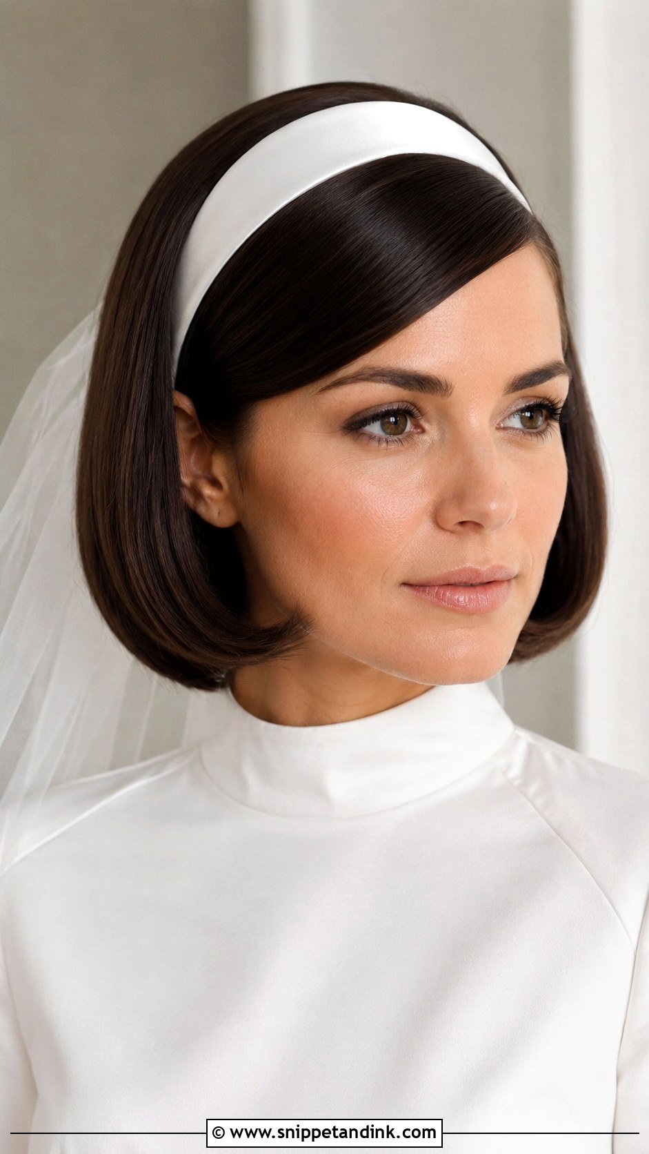 60s Mod Bridal Hair - Snippet and Ink - 20 60s Bridal Hair Ideas
