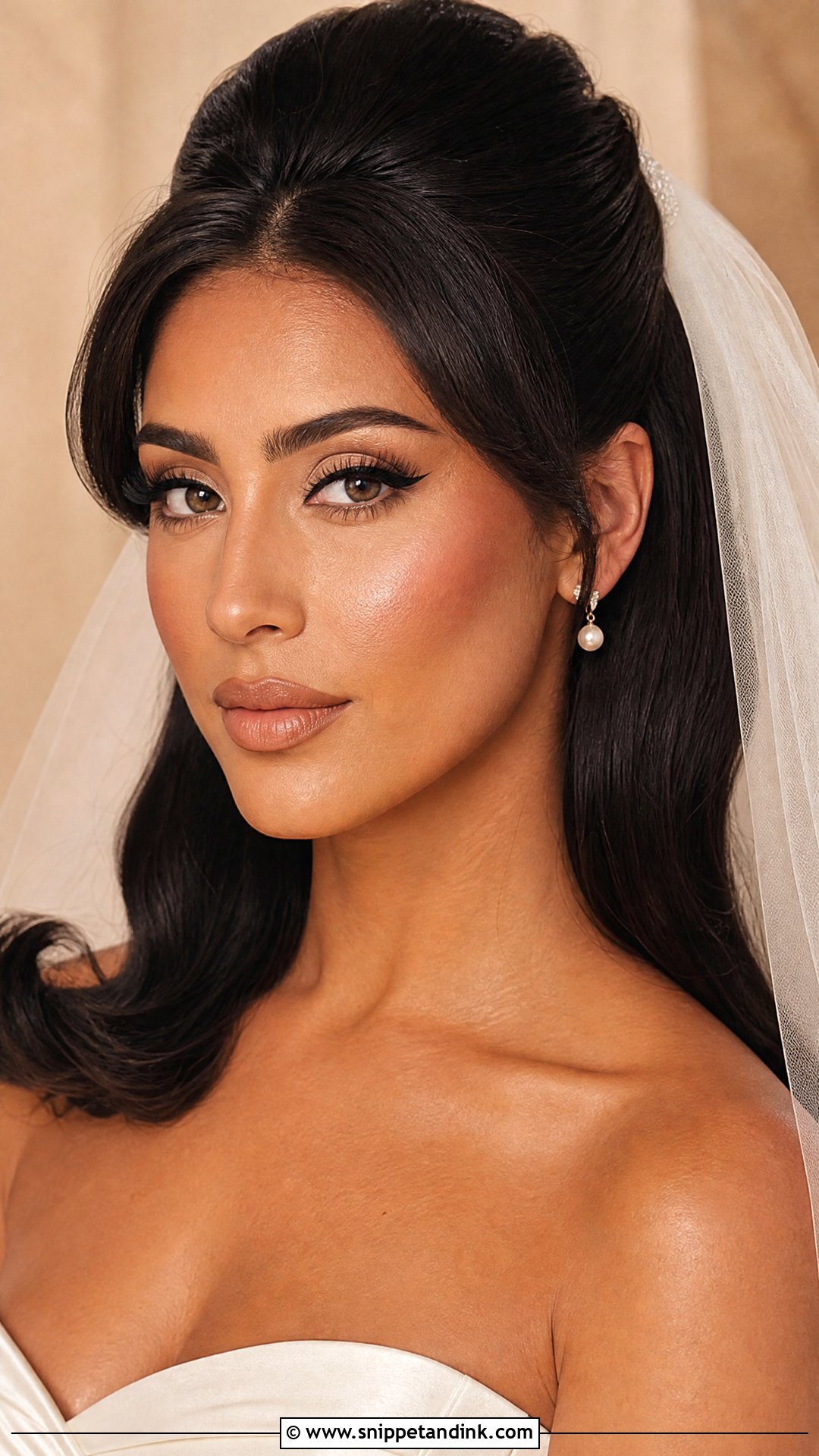 60s Nude Lip Wedding Makeup - Snippet and Ink - 20 60s Wedding Makeup Ideas