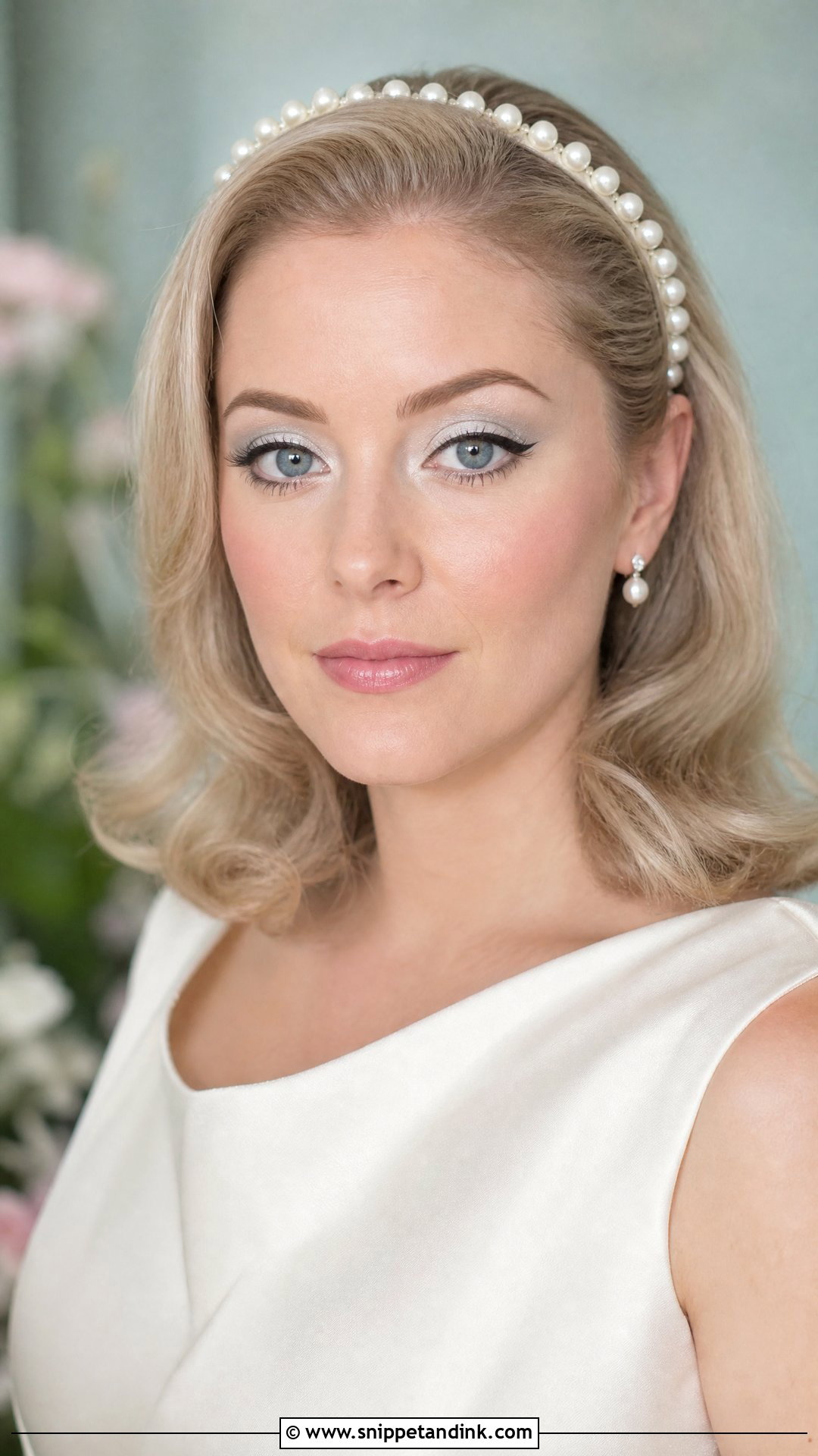 60s Pastel Eyeshadow Wedding Makeup - Snippet and Ink - 20 60s Wedding Makeup Ideas