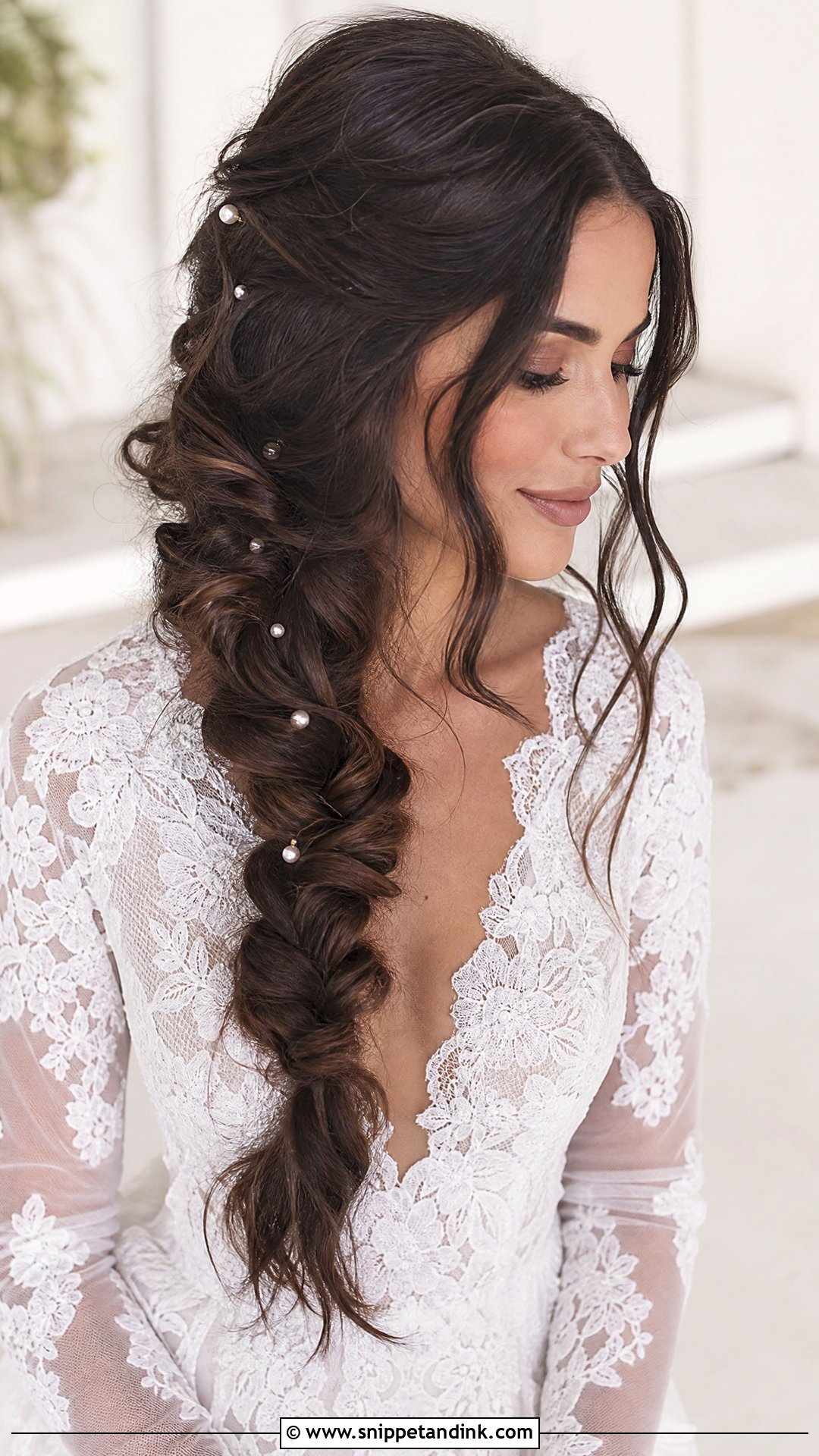 70s Bridal Hair With A Boho Braid - Snippet and Ink - 15 70s Bridal Hair Ideas