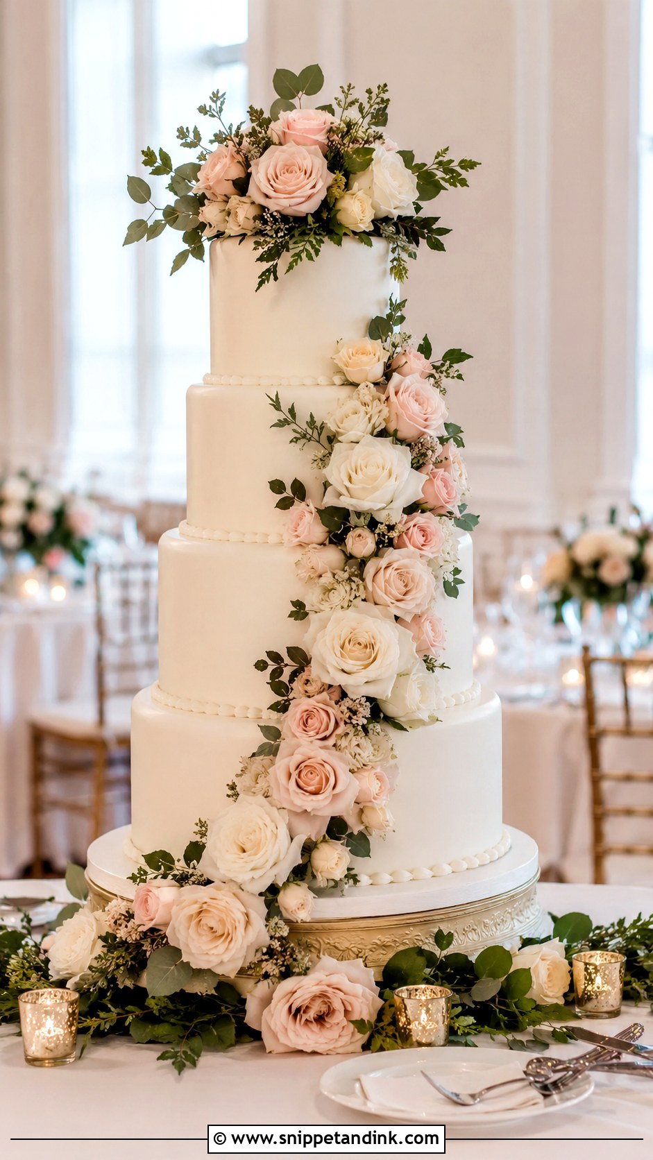 8 10 12 14 Inch Wedding Cake Servings - Snippet and Ink - 20 Wedding Cake Serving Guide