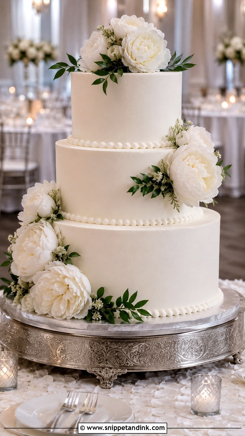 8 12 16 Inch Wedding Cake Servings - Snippet and Ink - 20 Wedding Cake Serving Guide