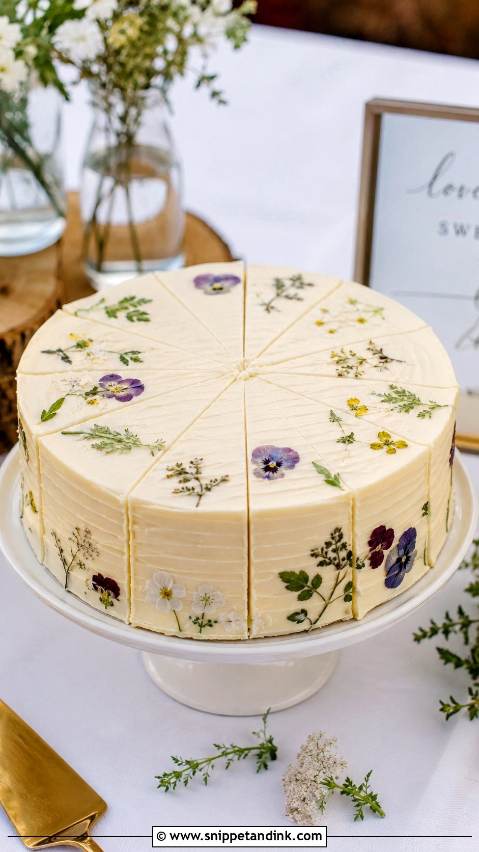 8 Inch Wedding Cake Servings - Snippet and Ink - 20 Wedding Cake Serving Guide