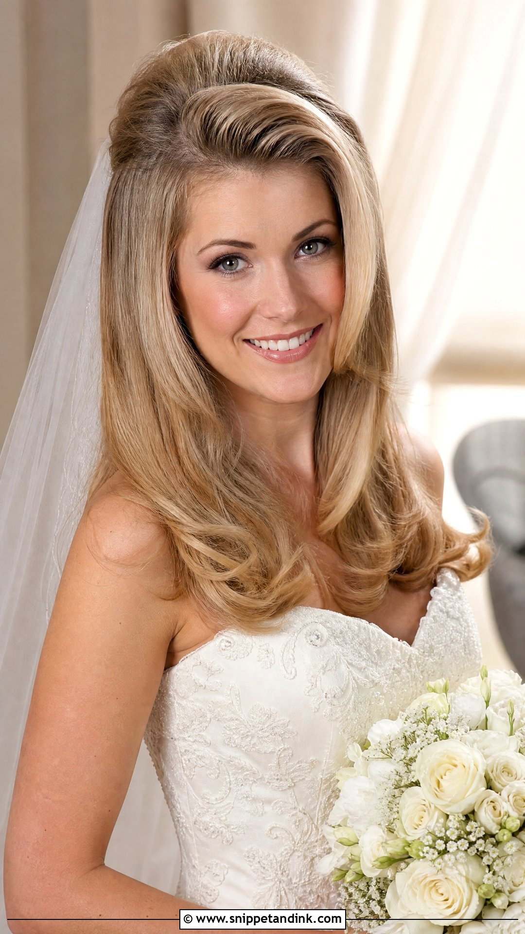 90s Blowout Wedding Hair - Snippet and Ink - 20 90s Wedding Hair Ideas