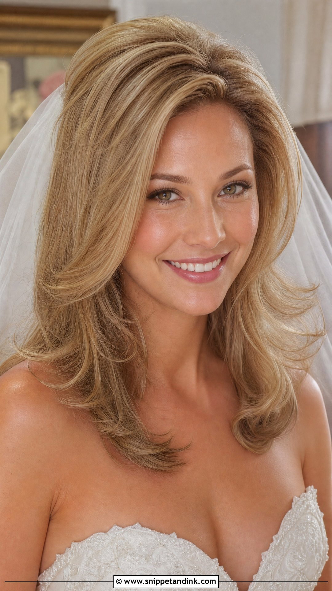 90s Blowout Wedding Hair - Snippet and Ink - 15 Blowout Hair Wedding Bride Ideas