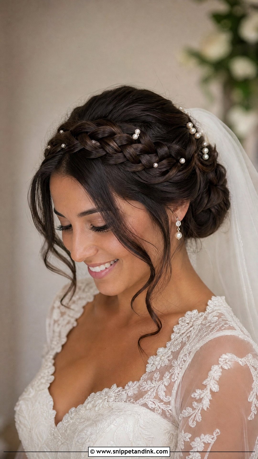 90s Braided Crown Wedding Hair - Snippet and Ink - 15 90s Wedding Hairstyles