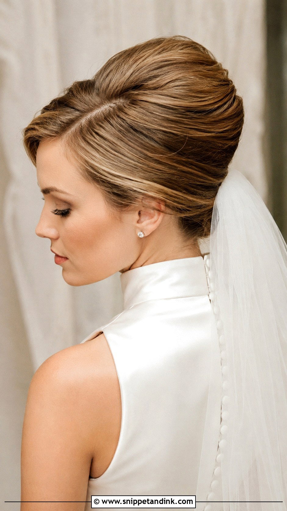 90s Bridal French Twist - Snippet and Ink - 20 90s Bridal Hair Ideas